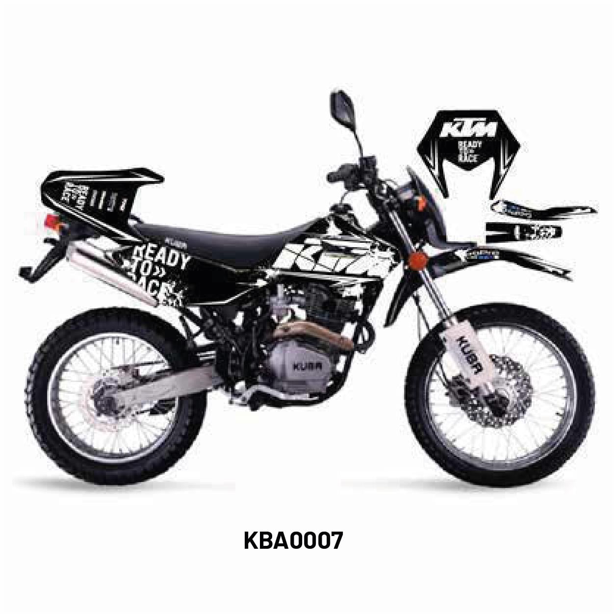 Kuba Black Cat KTM X Tasarım Motosiklet Sticker Etiket Kaplama Modeli Black