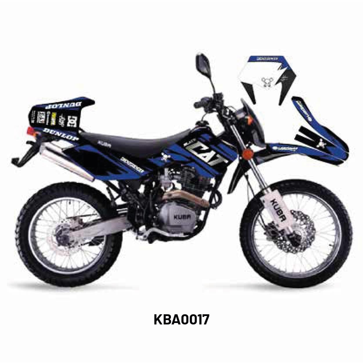 Kuba Black Cat Tasarım Motosiklet Sticker Etiket Kaplama Modeli Blue
