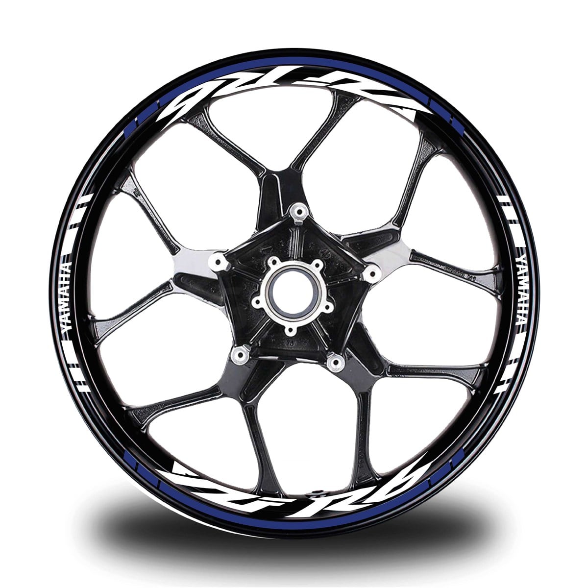 Lacivert Yamaha R6 SP Takım Jant Sticker Etiket 