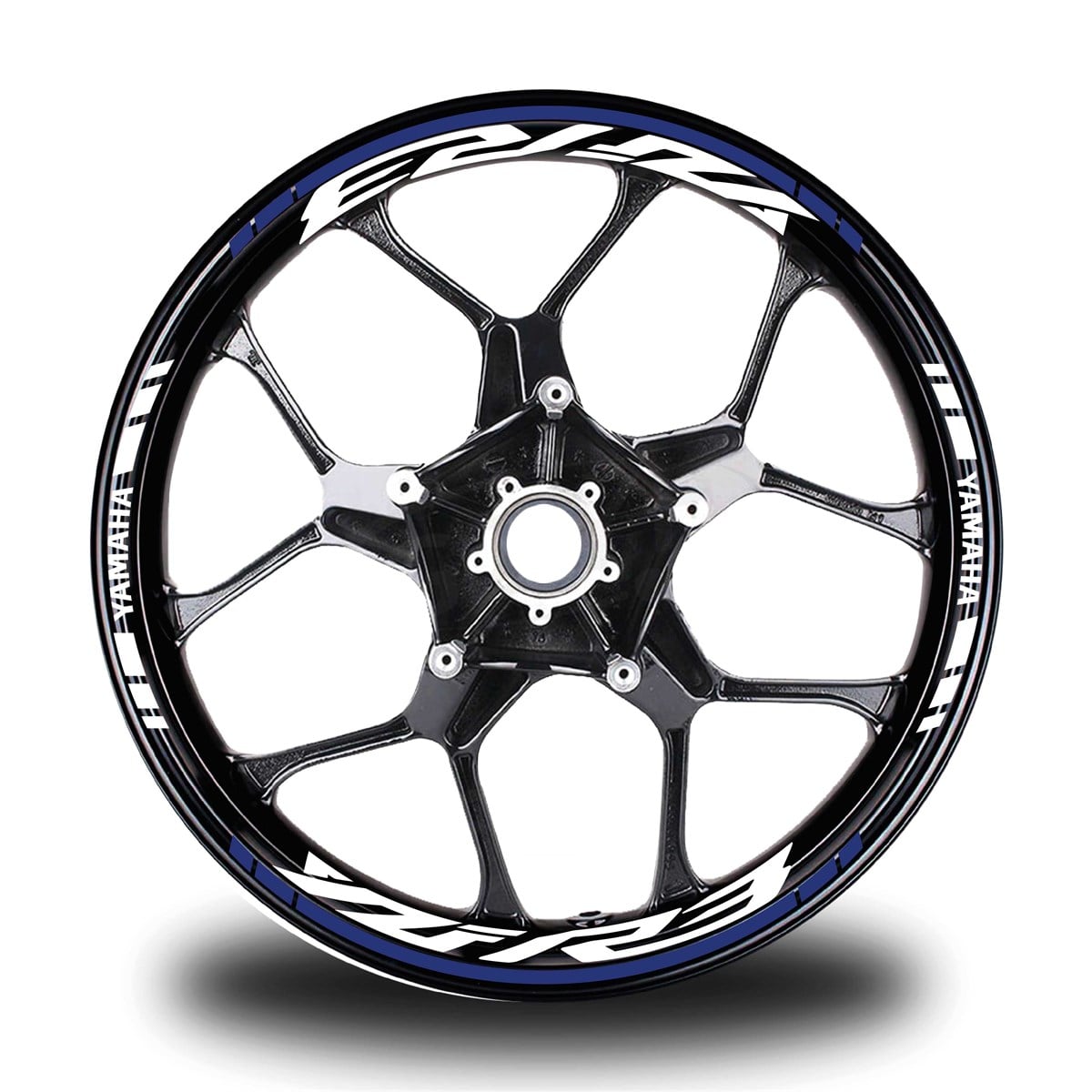 Lacivert Yamaha YZF R3 Takım Jant Sticker Etiket 