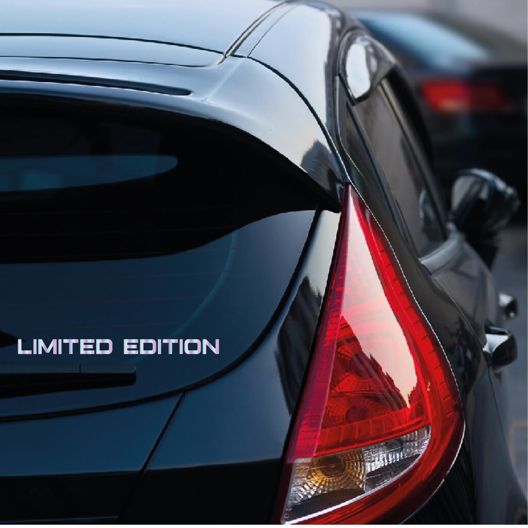 Limited Edition Hologram Universal Sticker Etiket Modeli