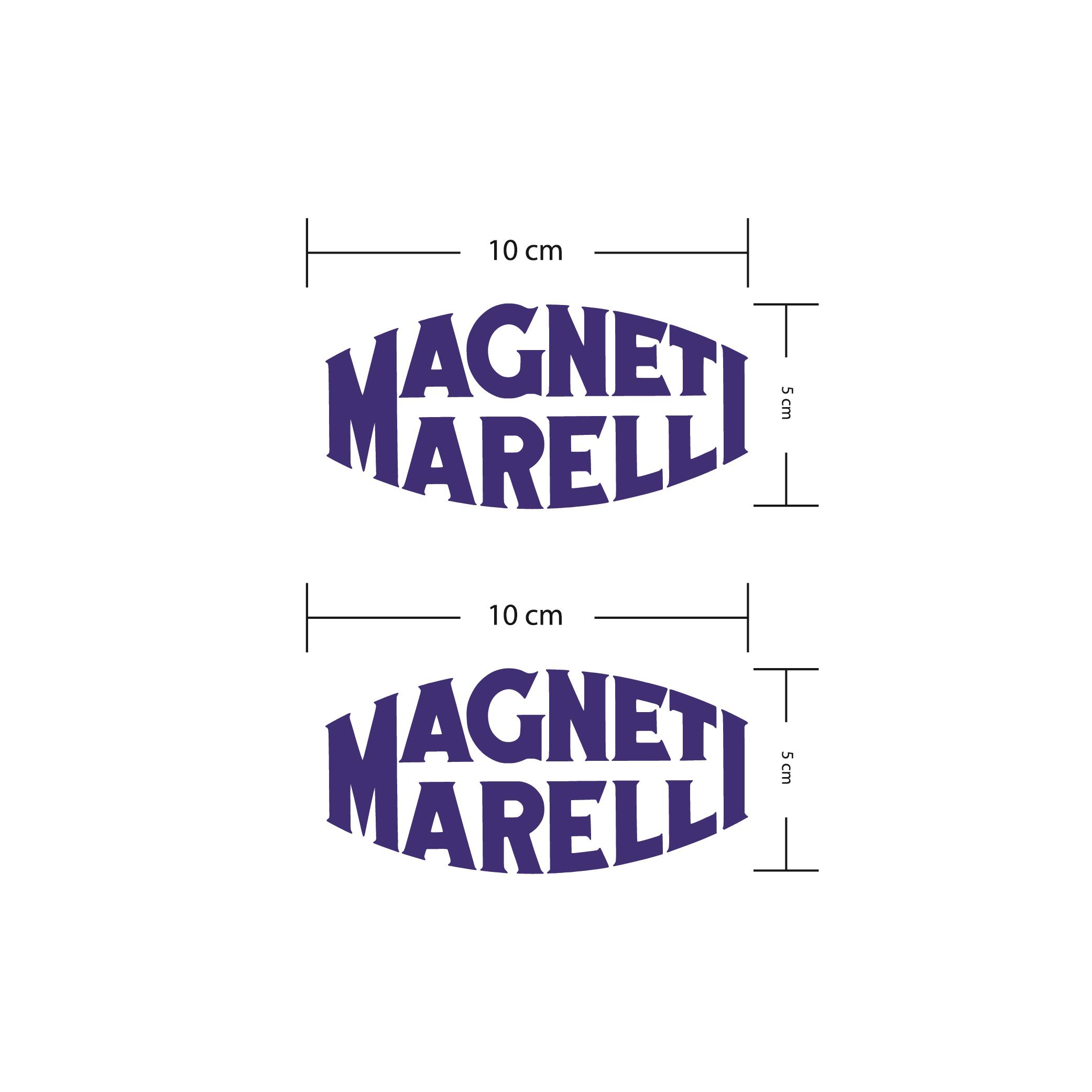 Magneti Marelli Lacivert Motosiklet Sponsor Markası Sticker Etiket Modeli