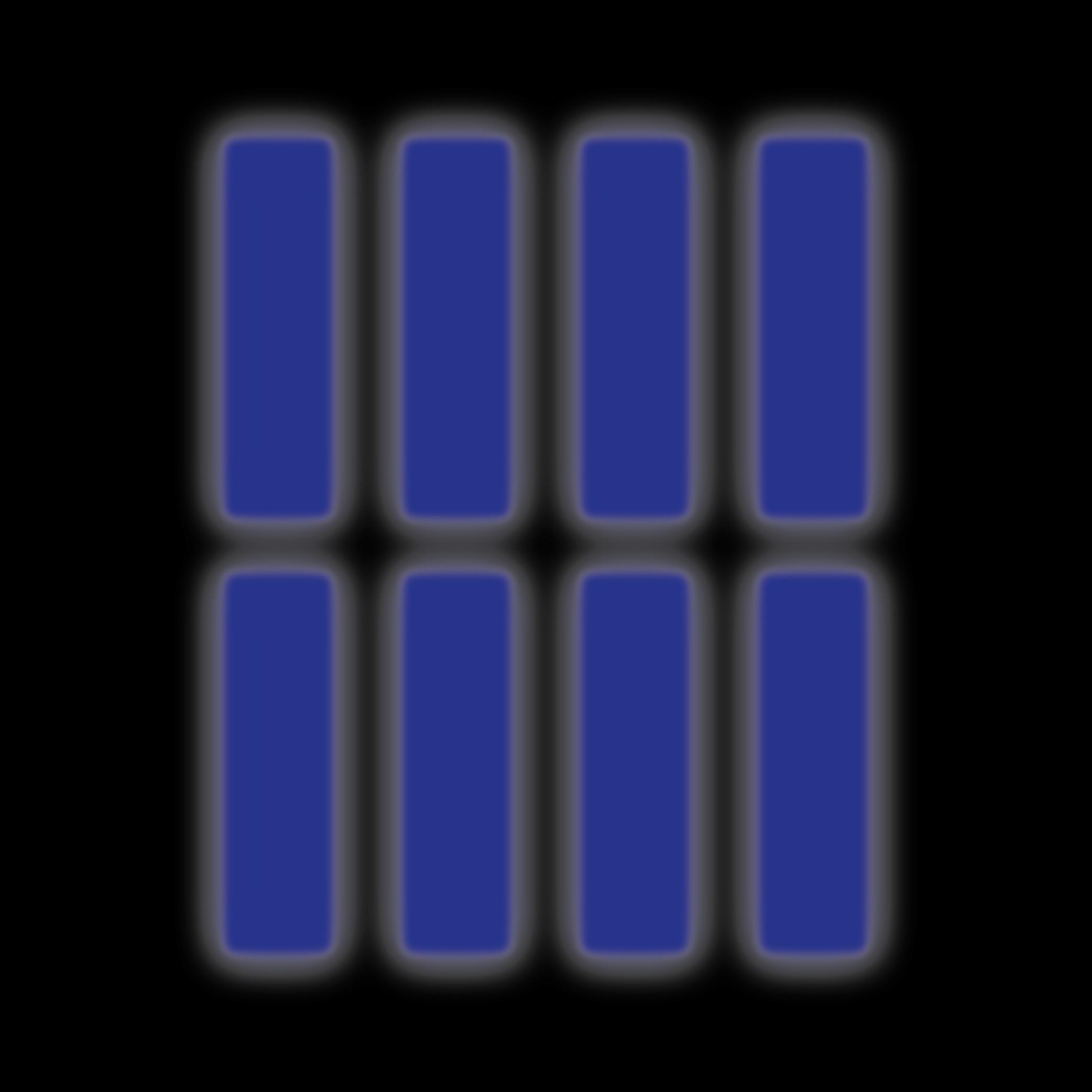 Reflective StickerMavi Reflective (Reflektif) Sticker Paketi 8'li Otomobil Motosiklet Reflektif Parlayan Sticker Etiket Modeli