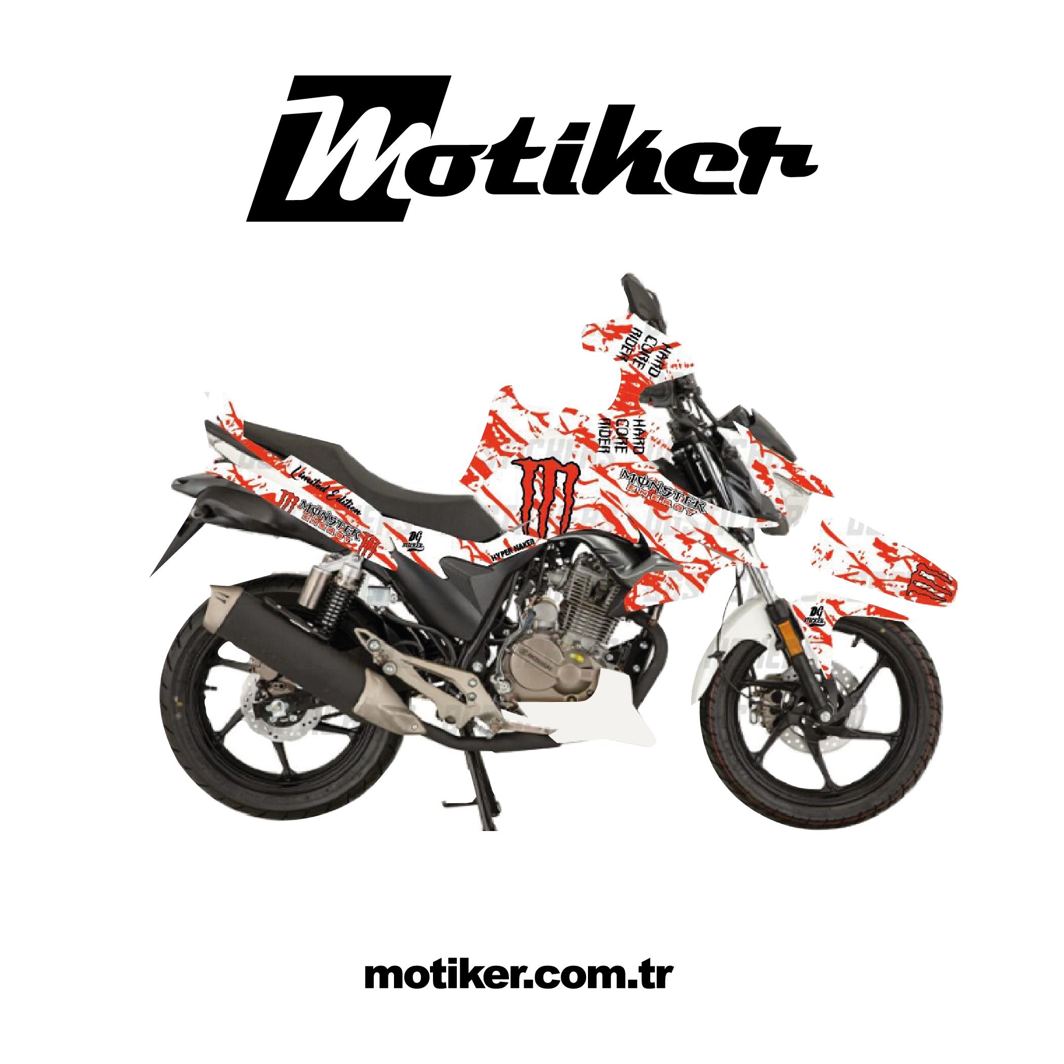 Mondial Drift Monster Turuncu Parçalı Kaplama Modeli 