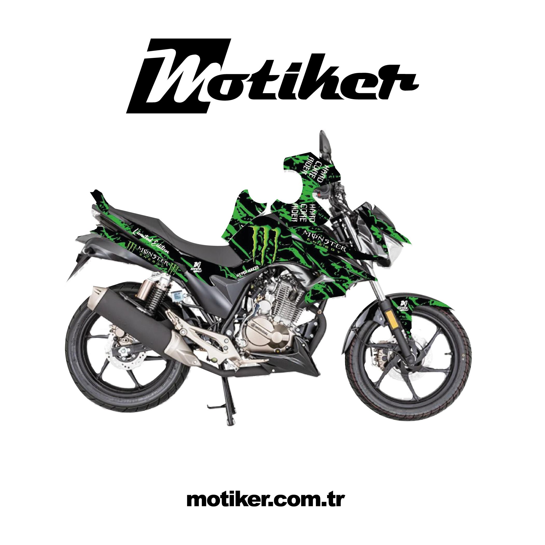 Mondial Drift Yeşil Monster Parçalı Kaplama Modeli 