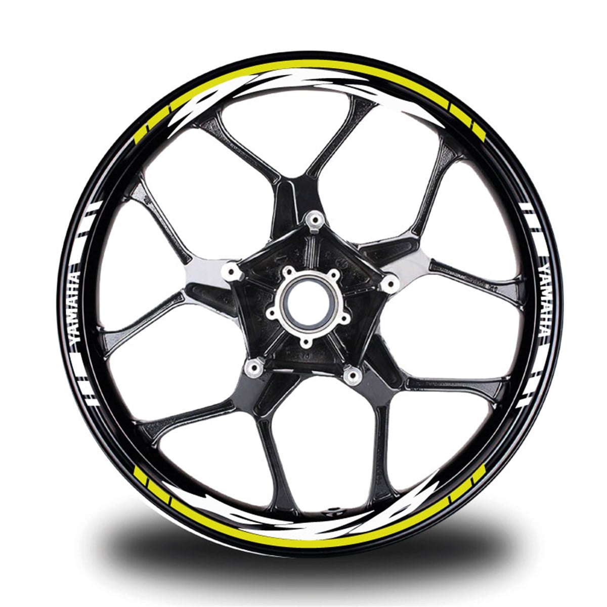 Neon Sarı FZ6 Takım Jant Sticker Etiket 