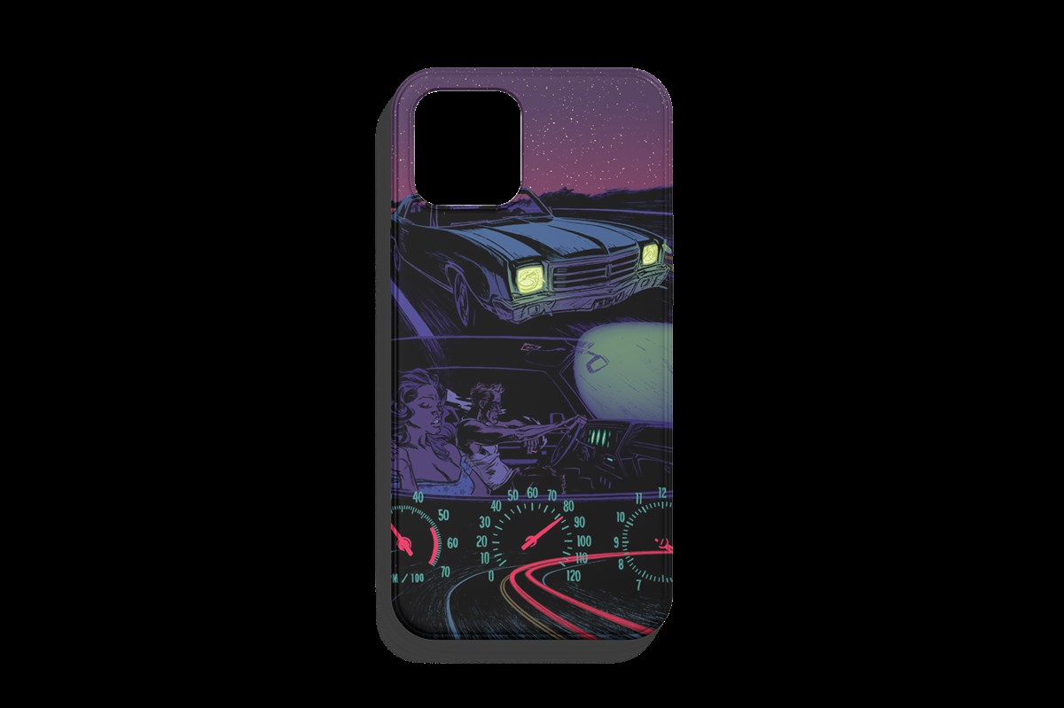 Night Road Tasarımı Telefon Kılıfı 1. Kalite Baskı