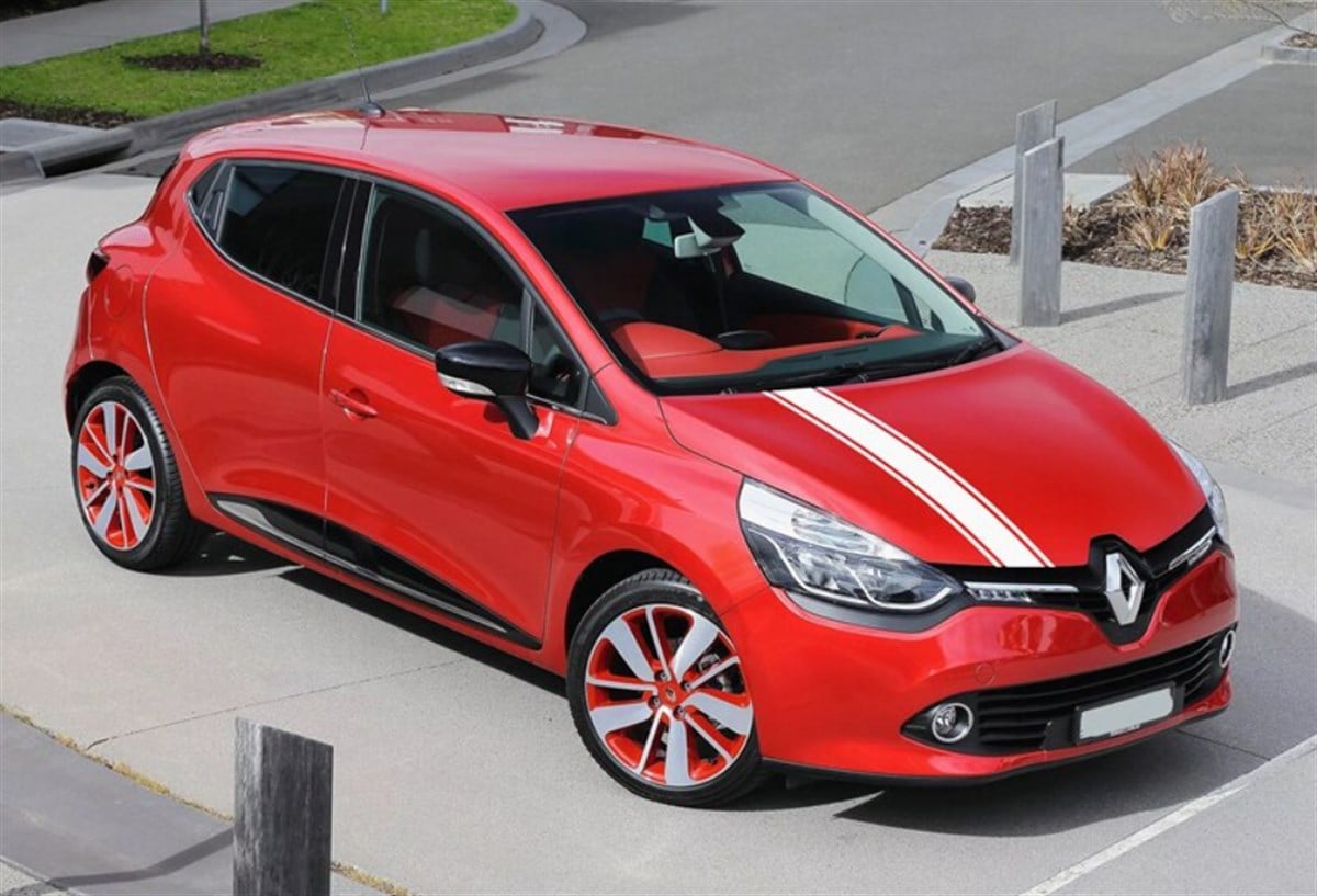 Ön Kaput Üç Düz Şerit Çizgi Sticker Etiket Modeli