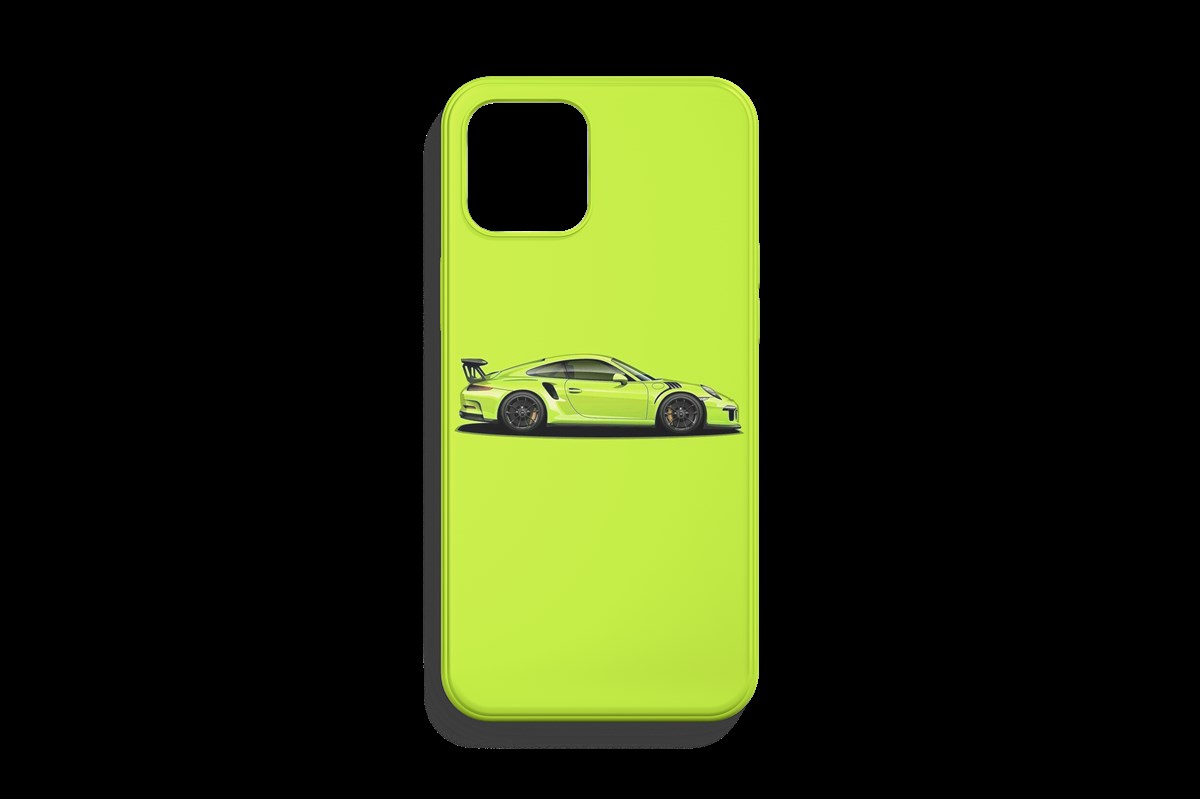 Porsche 911 Yeşil Tasarımı Telefon Kılıfı 1. Kalite Baskı