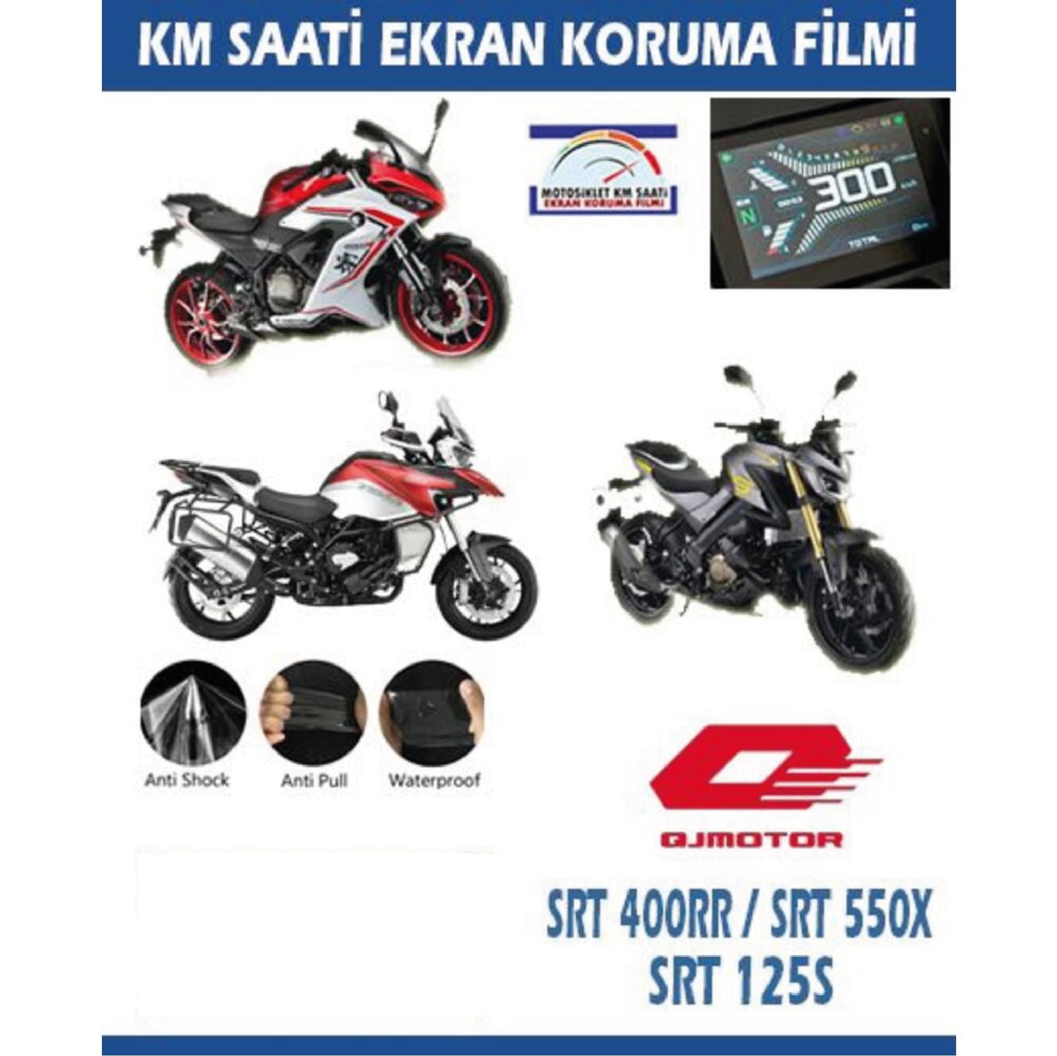 Ekran KorumasıQJ Motor SRT400RR / 550X / SRT125S Serisi Motosiklet Ekran Km Koruyucu