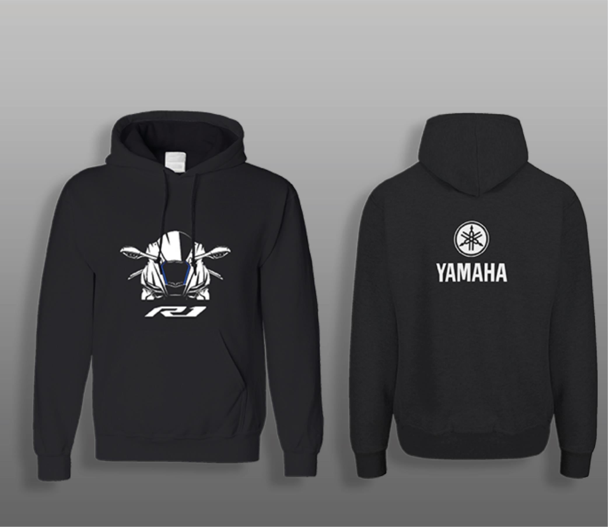 SweatshirtR1 Kafa Motorcu Sweatshirt Modeli Siyah