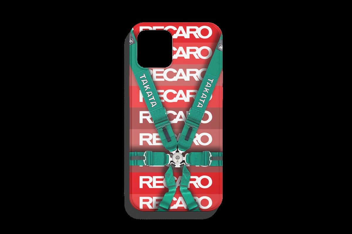 Recaro Takata Kırmızı Tasarımı Telefon Kılıfı 1. Kalite Baskı