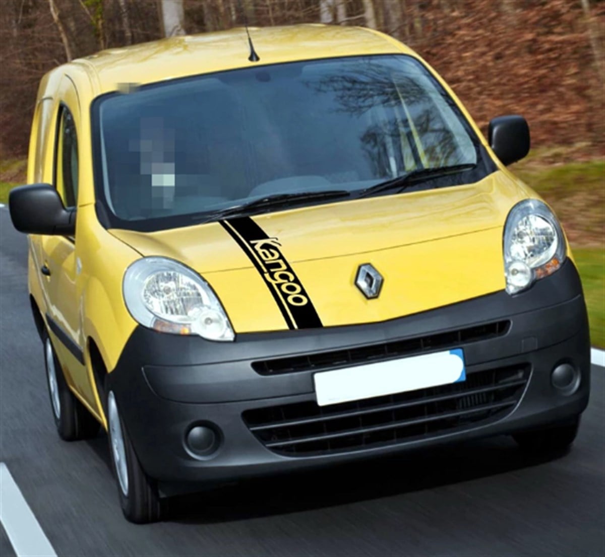 Renault Kangoo Ön Kaput Şerit Sticker Etiket Modeli