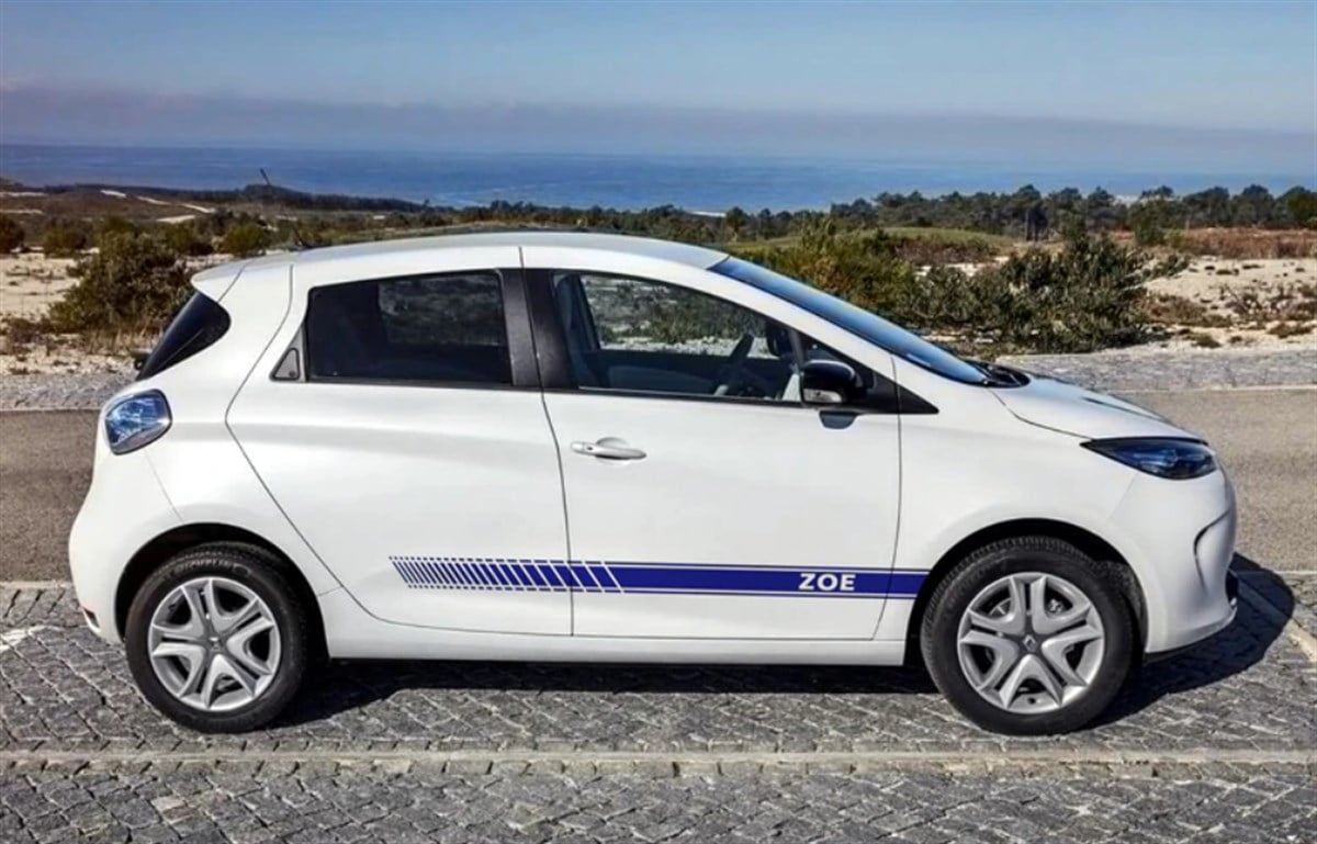 Renault Zoe Yan Kapı Şerit Sticker Etiket Modeli