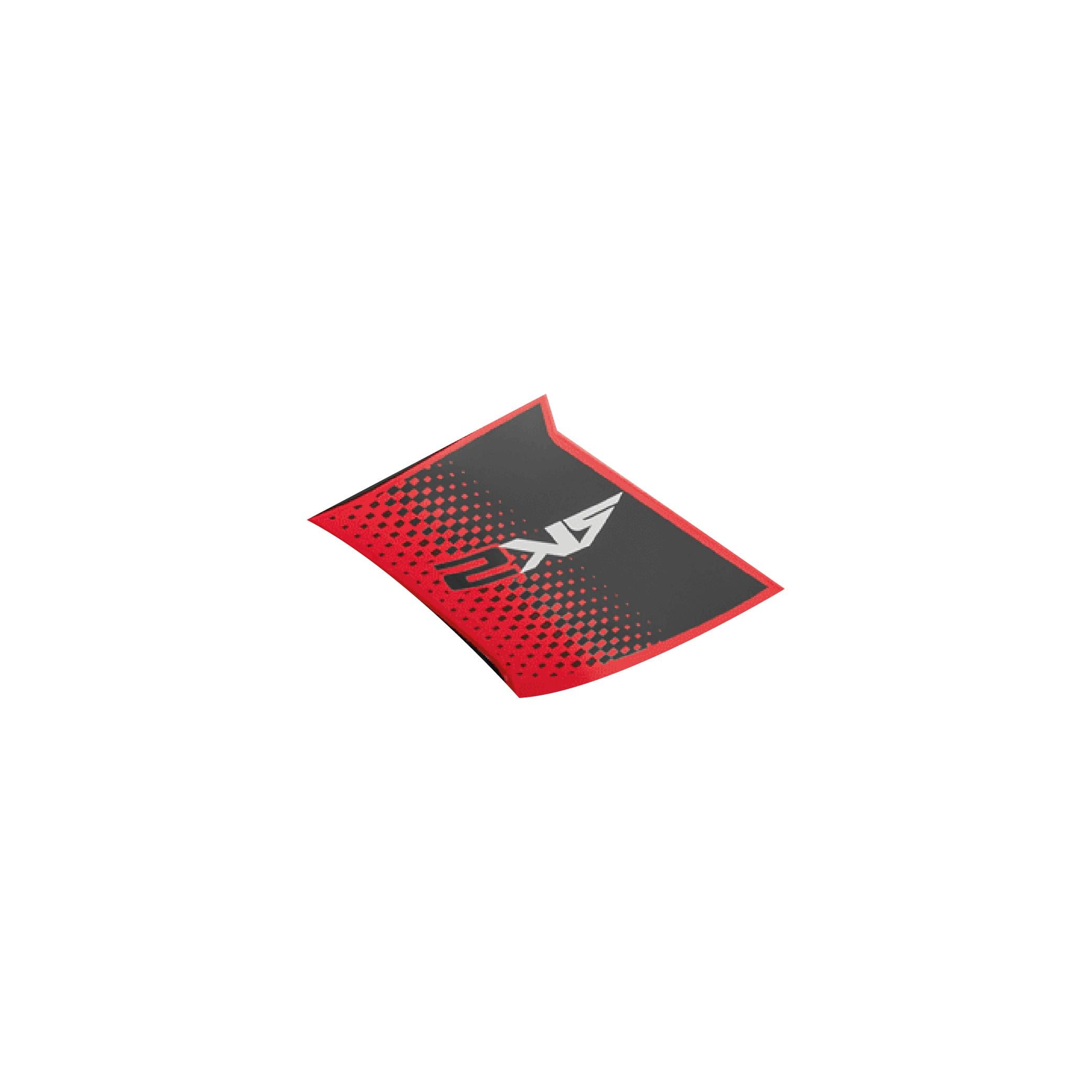 RKSRKS (QJ MOTOR) KIRMIZI SRK 125R SOL YAN GRENAJ ORJİNAL TASARIM STICKER ETİKET MODELİ