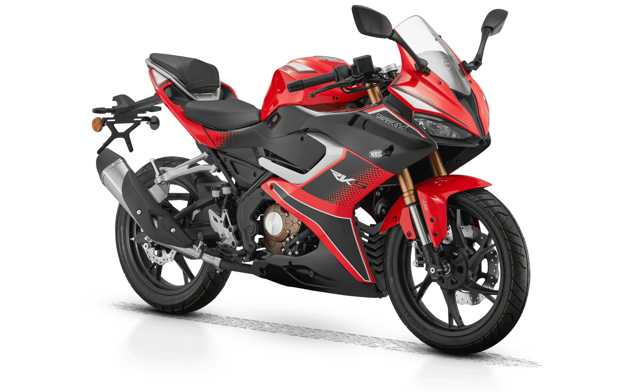 RKSRKS SRK125 R Orijinal Sticker Tasarım Etiket Modeli Kırmızı