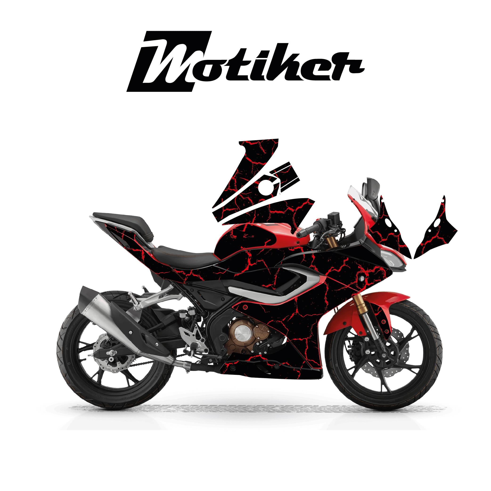 MARKALARRKS SRK125R Orjinal Sticker Modeli Kırmızı