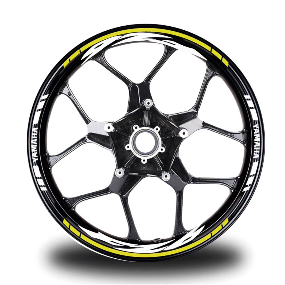 Sarı FZ6 Takım Jant Sticker Etiket 
