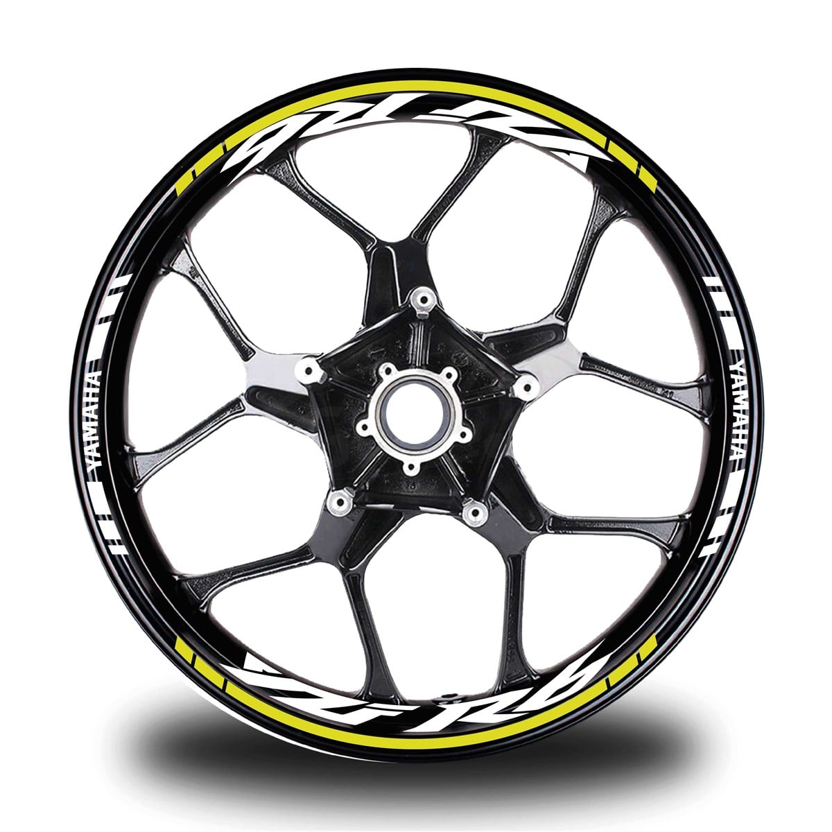 Sarı Yamaha R6 Takım Jant Sticker Etiket 