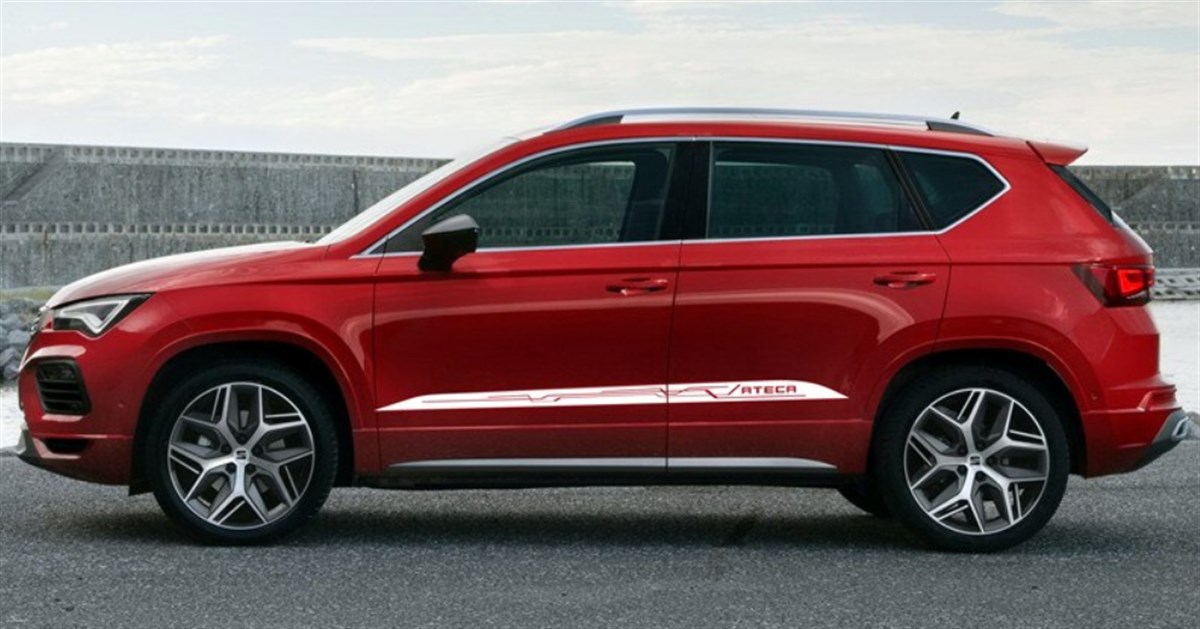 Seat Ateca Yan Kapı Şerit Sticker Etiket Modeli