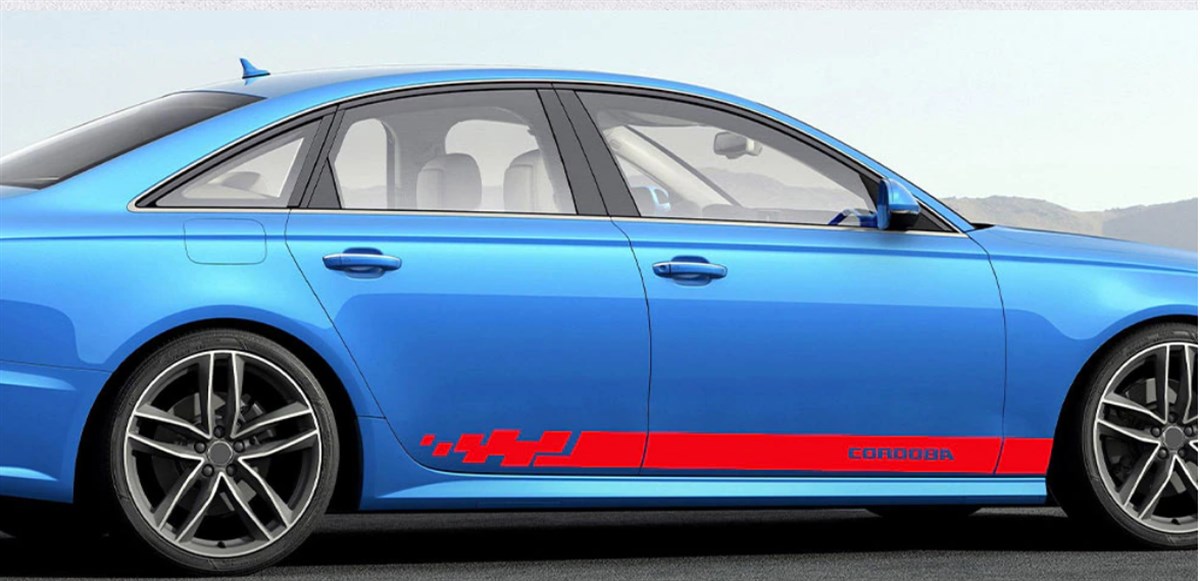 Seat Cordoba Yazılı Sticker Etiket Modeli