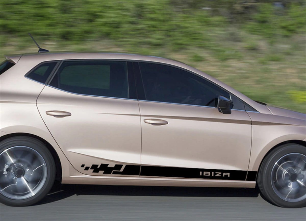 Seat Ibıza Yan Kapı Sticker Etiket Modeli 2