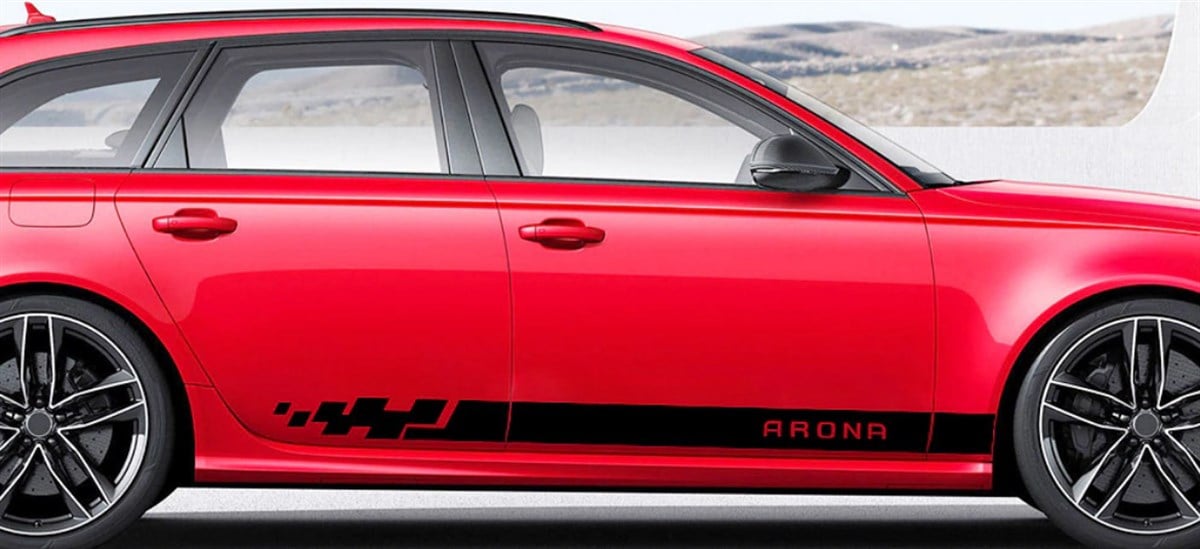 Seat Tarraco Yan Kapı Sticker Etiket Modeli