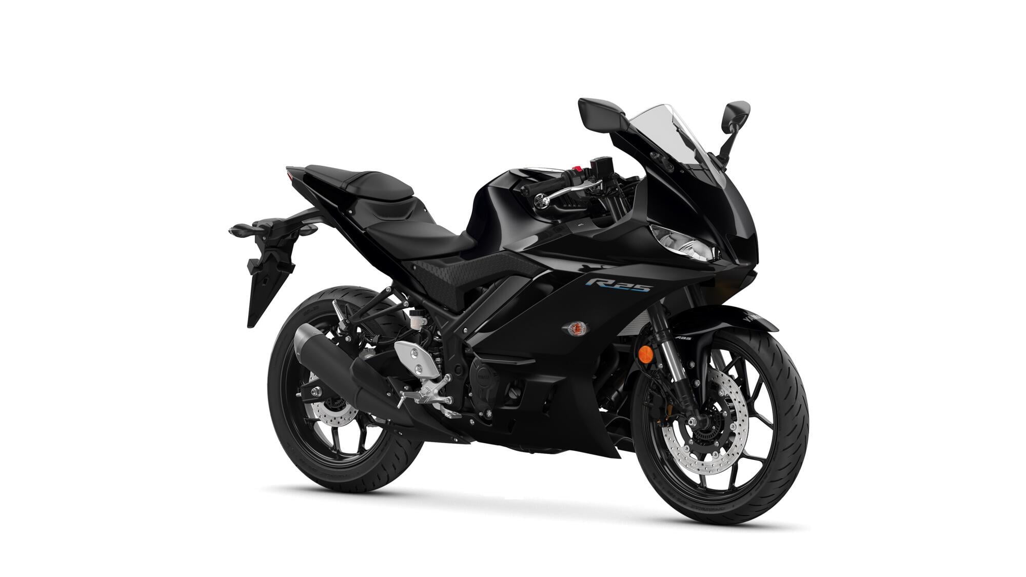 Siyah Yamaha YZF R25 Orjinal Sticker Tasarım Modeli 2023 