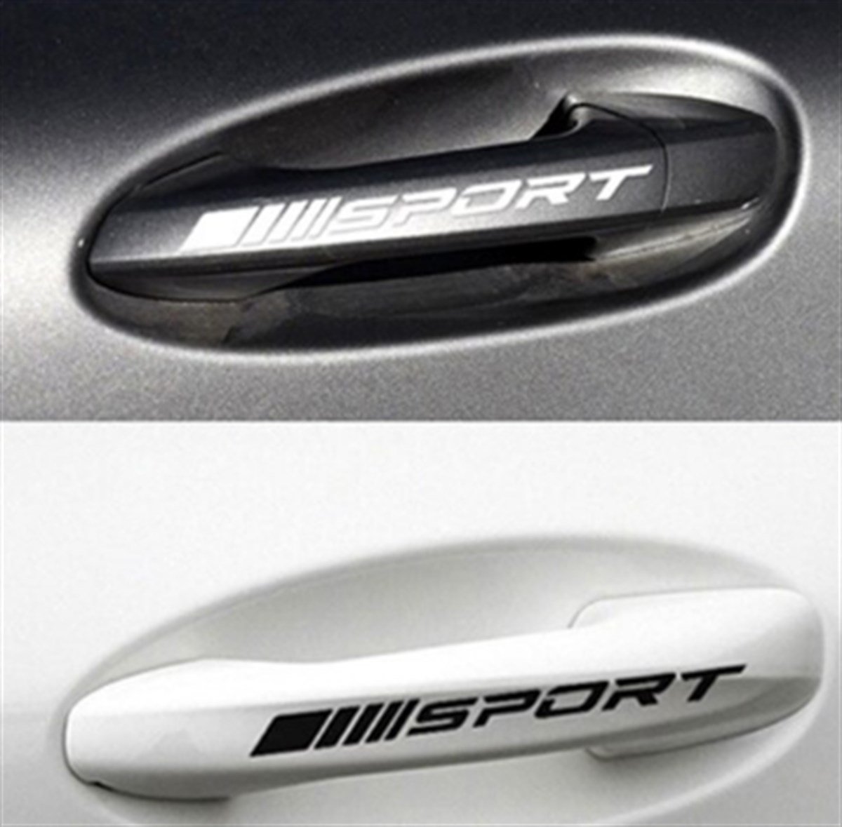 Sport Yazılı Kapı Kolu Sticker Etiket Modeli