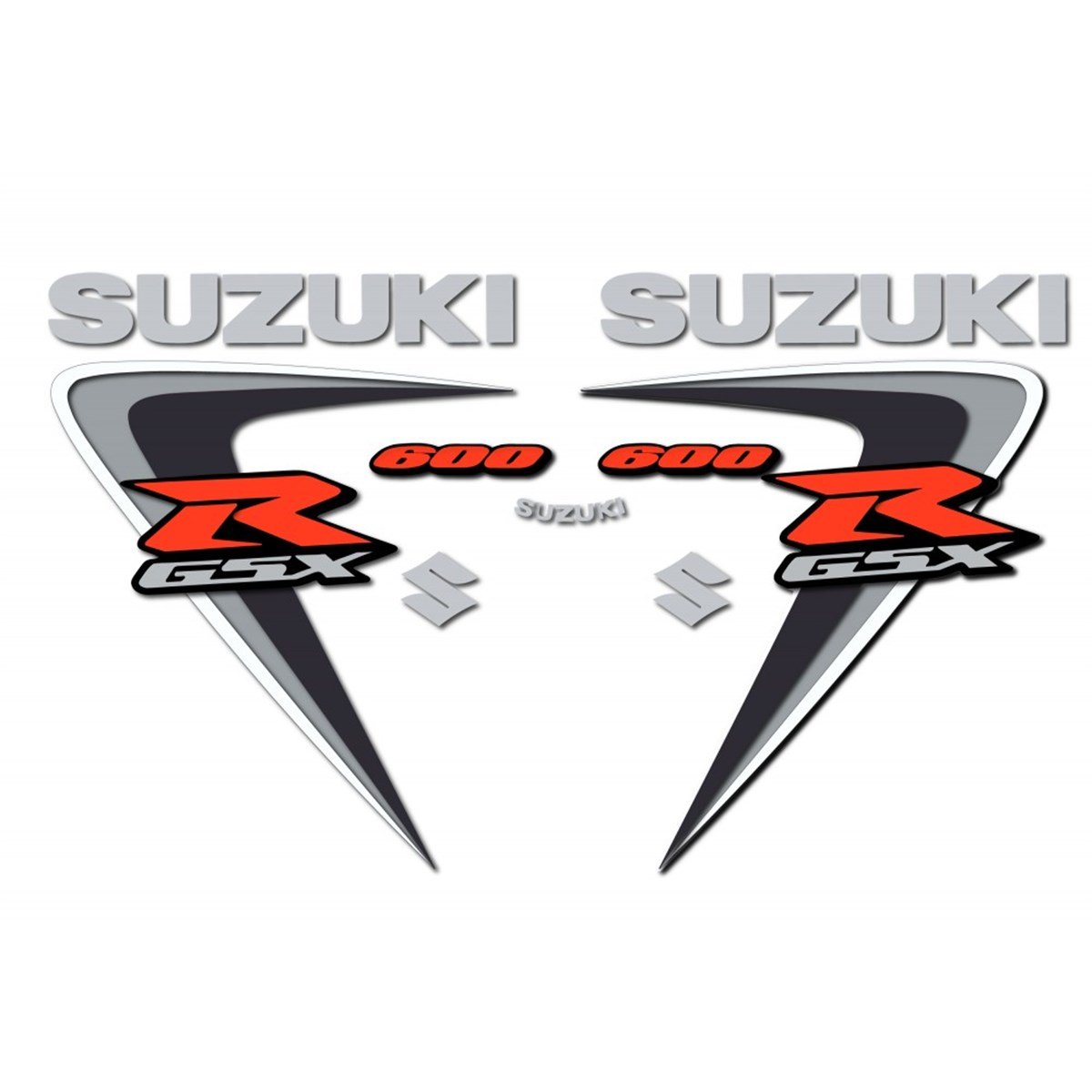 Suzuki GSX-R 600 2006 Model K6 Orijinal Sticker Etiket Modeli