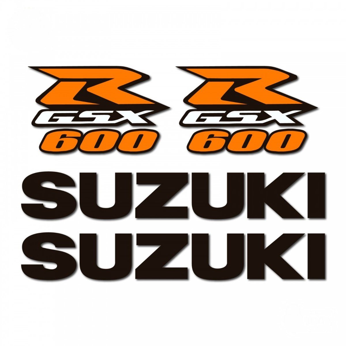 Suzuki GSX-R 600 Sticker Etiket Modeli