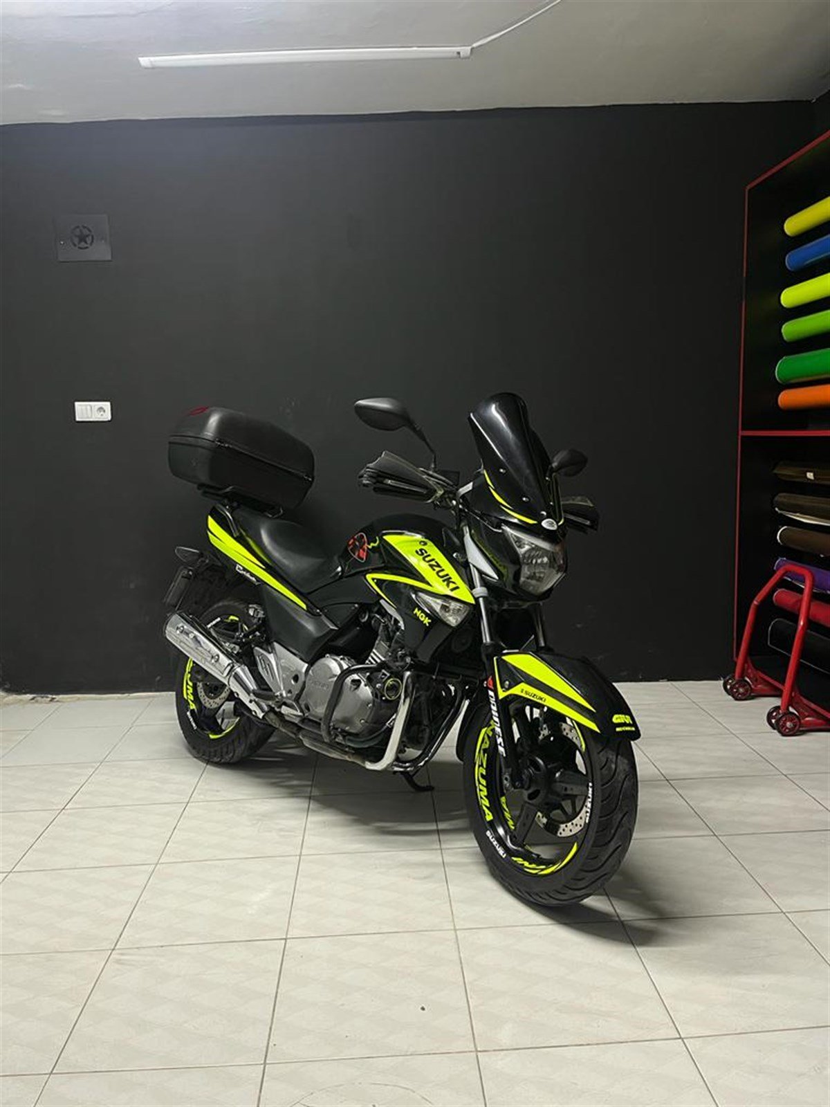 Suzuki İnazuma Neon Kaplama Kaplama Sticker 