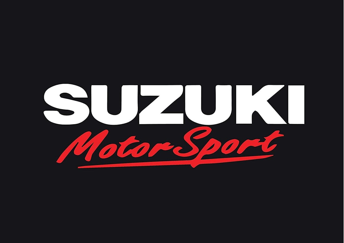 Suzuki Motor Sport Çift Renkli Sticker Etiket Modeli