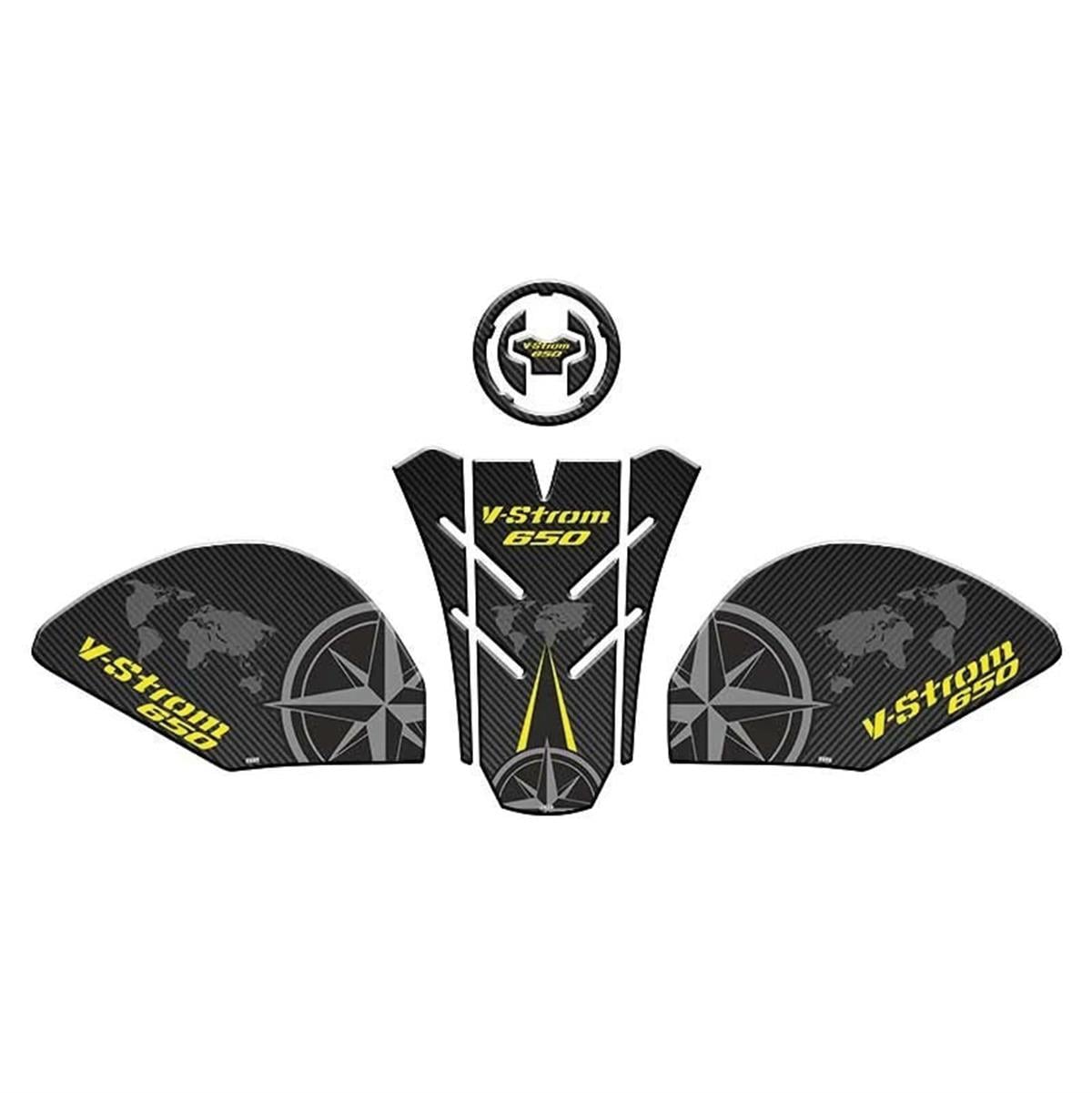 Suzuki V Strom DL650 Compass Tank Pad Damla Sticker Modeli