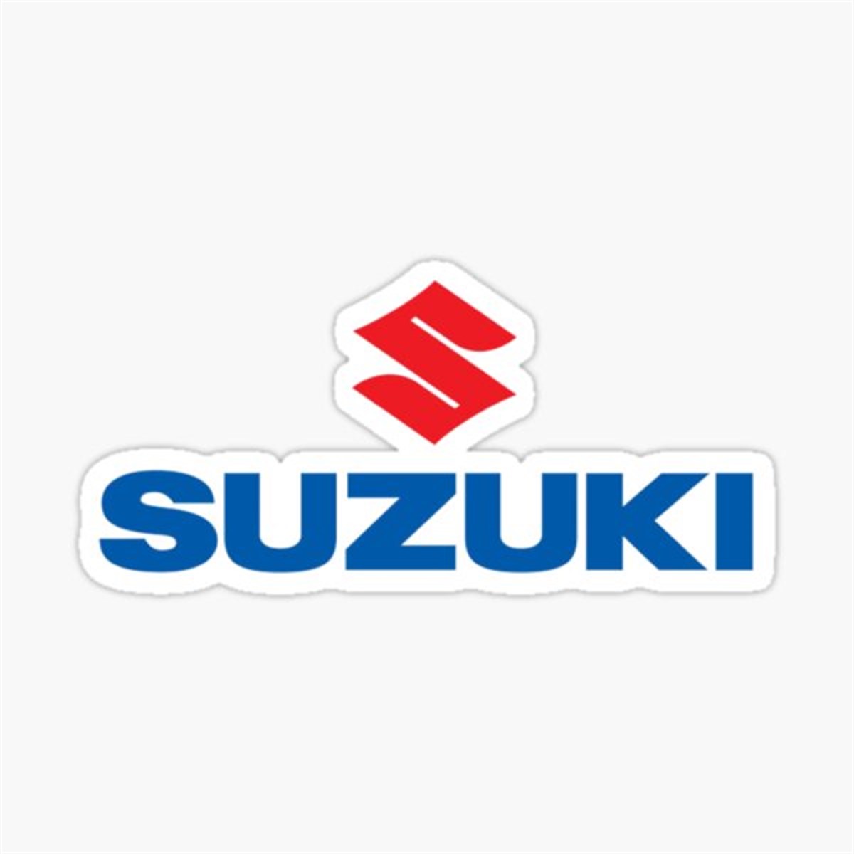 Suzuki Yazılı Renkli Sticker Modeli