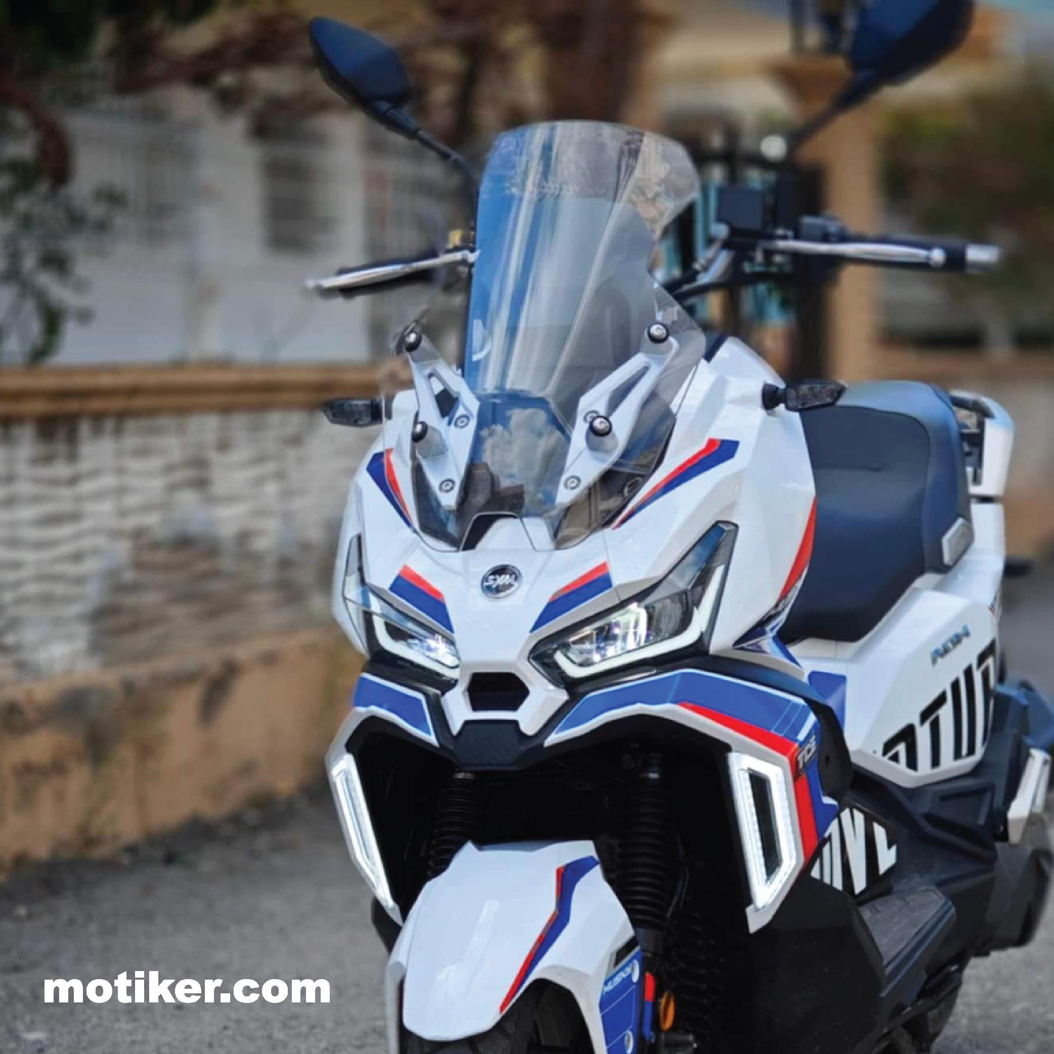 SYMSYM ADX Sticker Etiket Kaplama Modeli Mavi Kırmızı