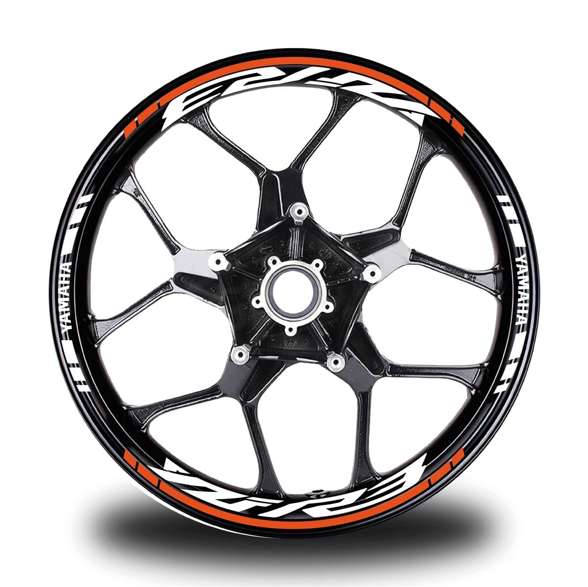 Turuncu Yamaha YZF R3 Takım Jant Sticker Etiket 