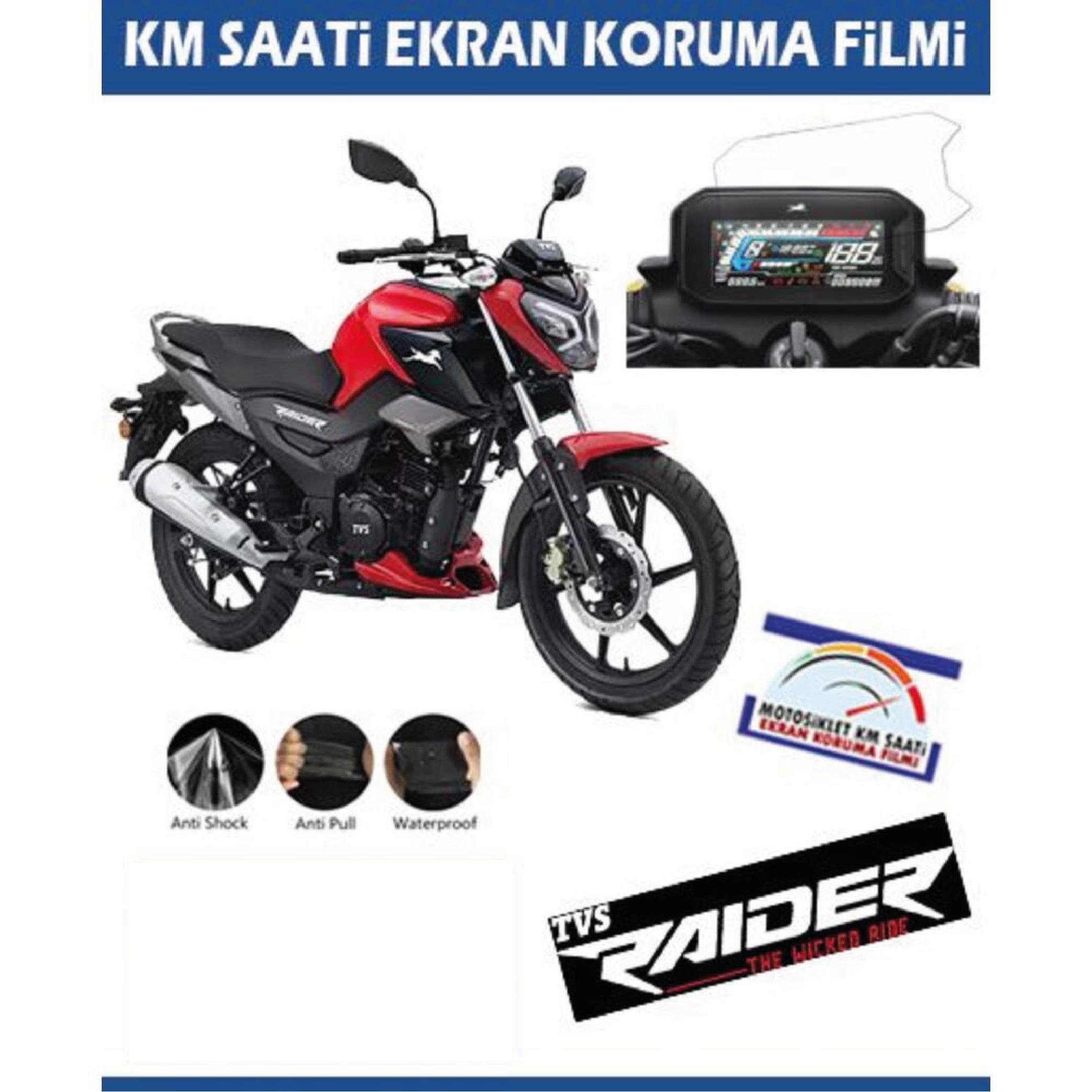 Ekran KorumasıTVS Raider 125 Motosiklet Ekran Km Koruyucu
