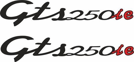PiaggioVespa GTS250ie Tasarımlı Piaggio Scooter Sticker Etiket 