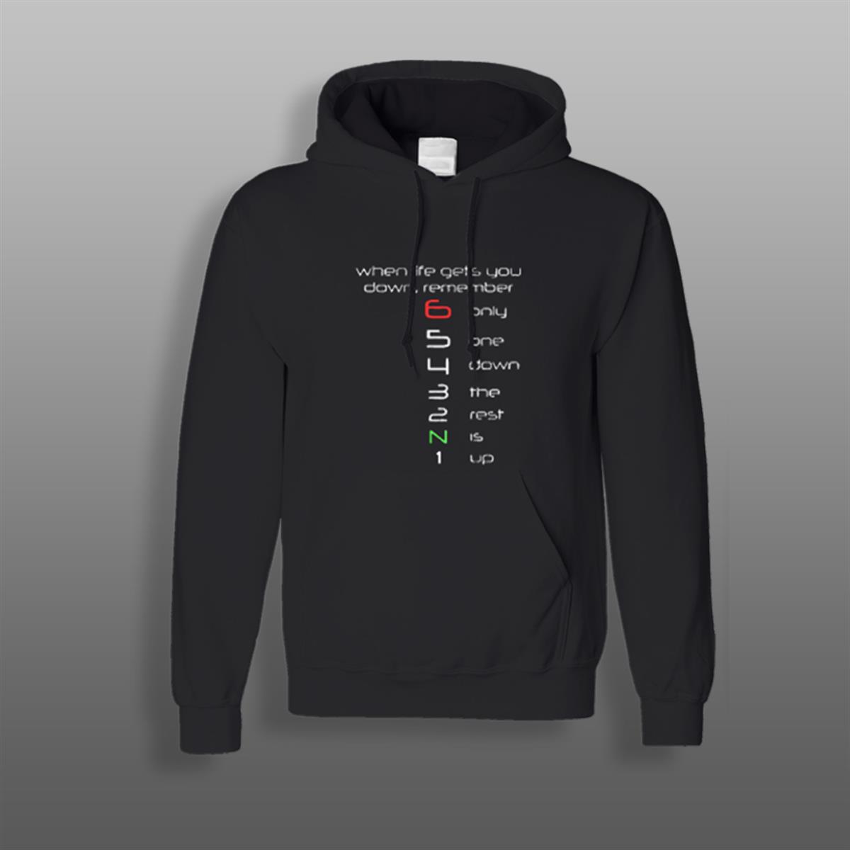 Vites Geçişli Siyah Sweatshirt Modeli