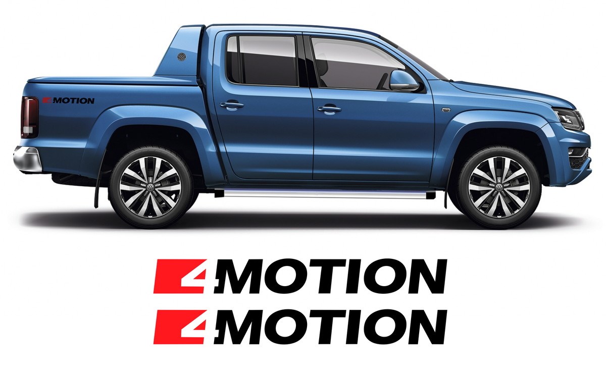 Volkswagen Amarok 4 Motion Yazılı Sticker 
