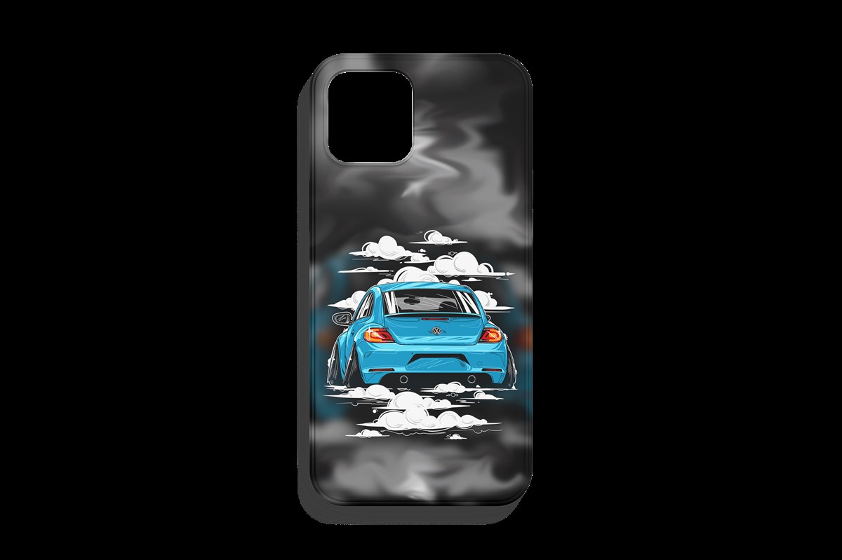 Volkswagen Beetle Tasarımı Telefon Kılıfı 1. Kalite Baskı