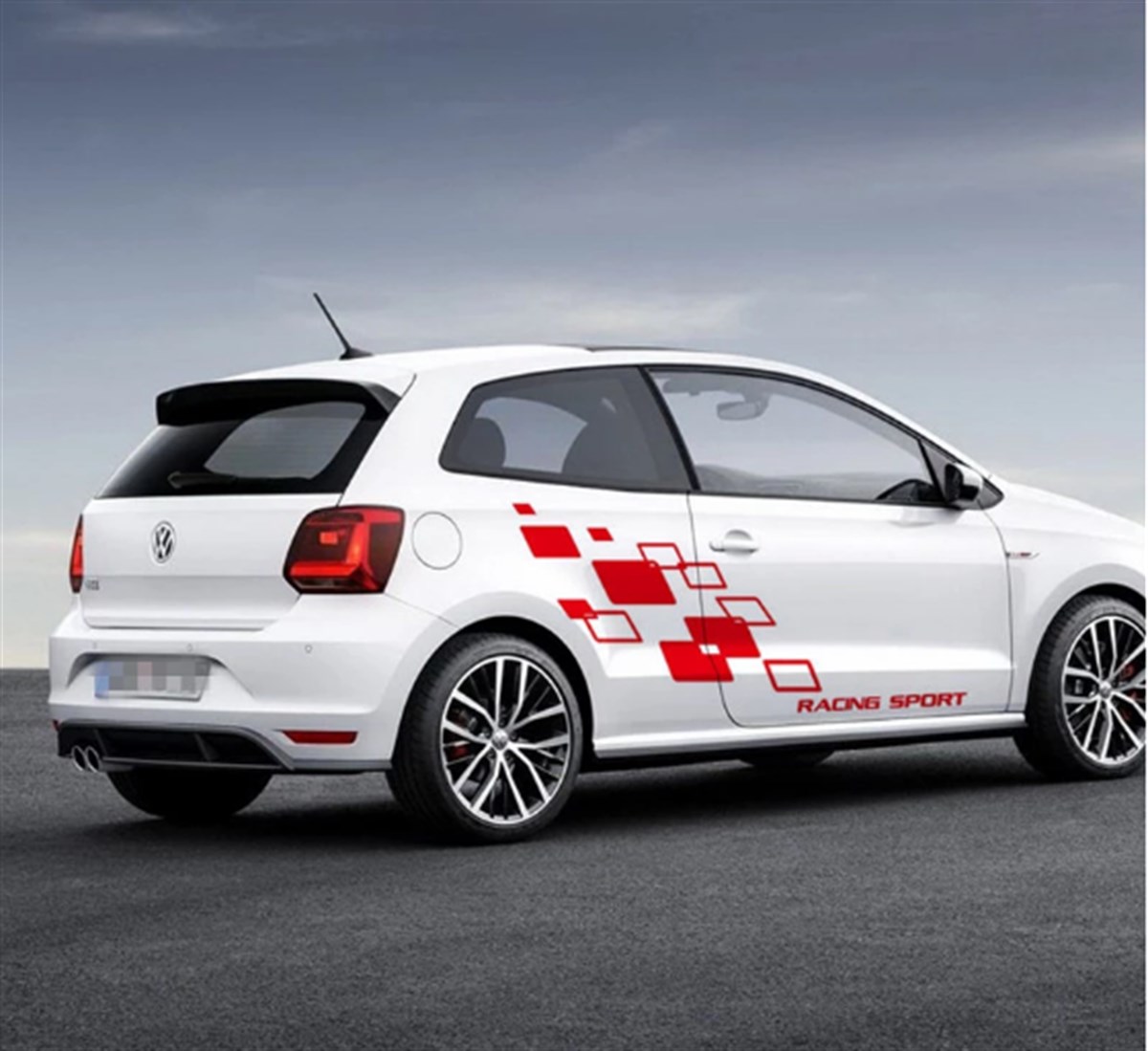 Volkswagen Polo/Golf Yan Sticker Etiket Modeli