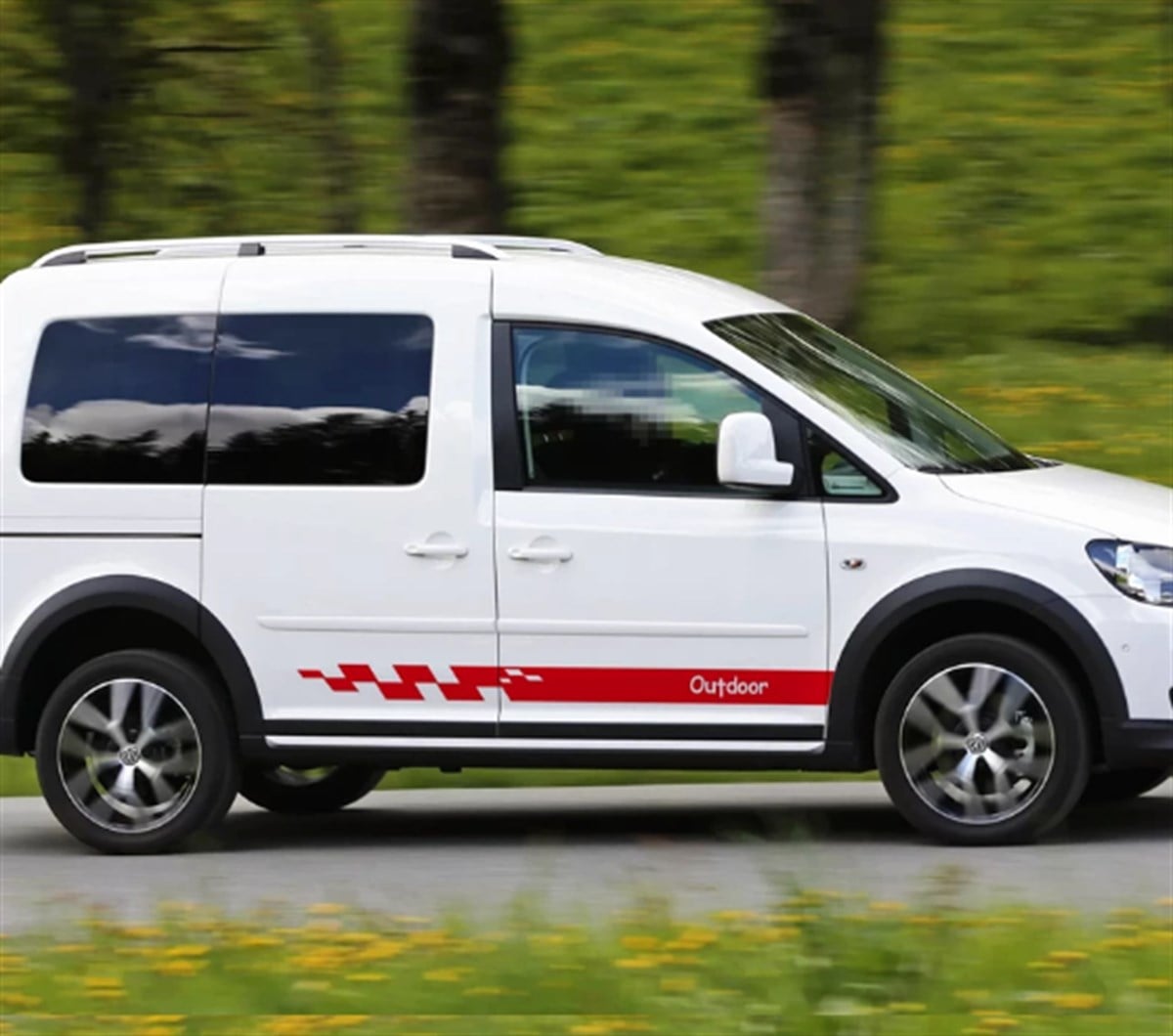 Volkswagen Volkswagen Caddy Yan Kapı ve Arka Kapı Sticker Etiket Modeli