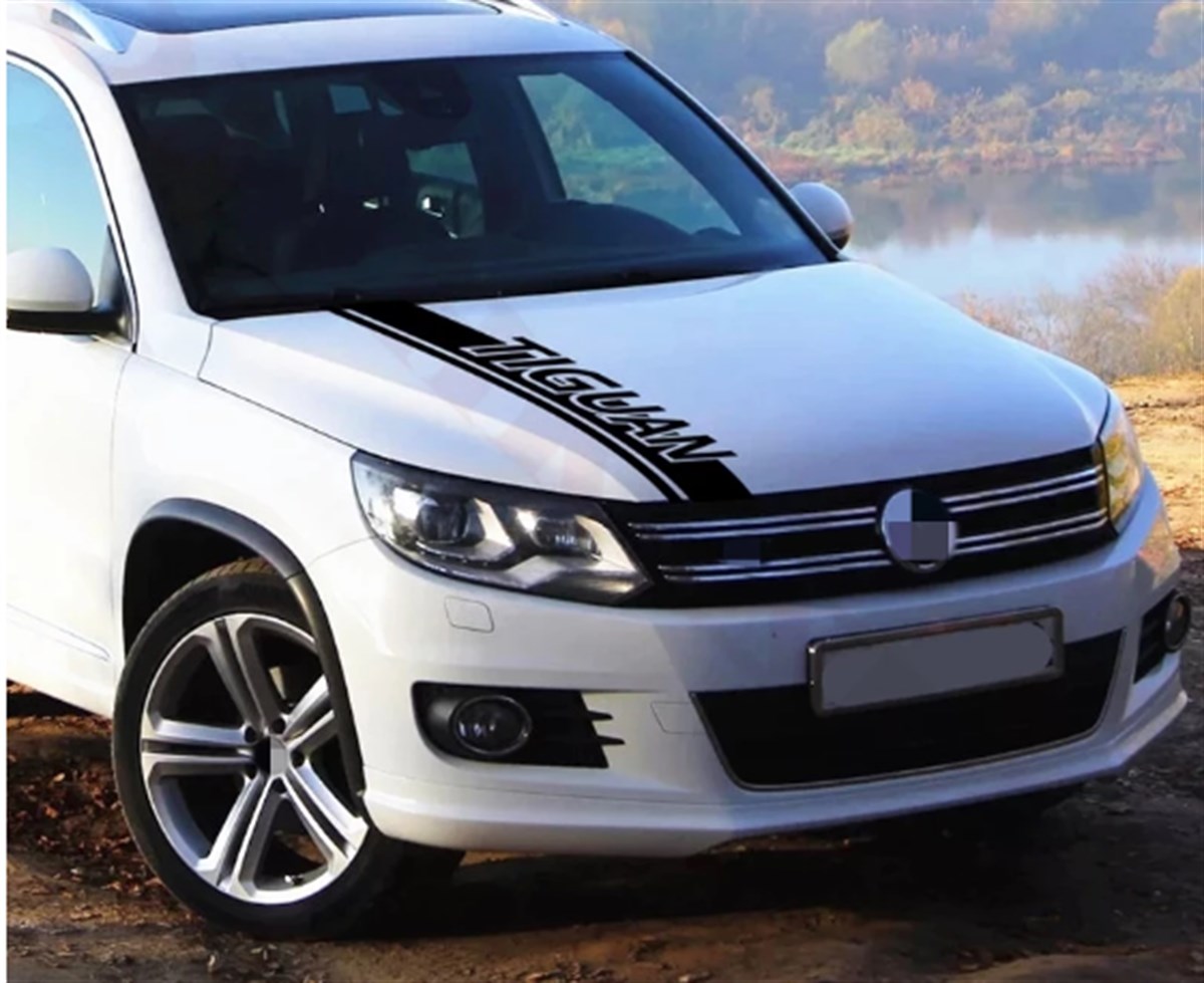 Volkswagen Volkswagen Tiguan Ön Kaput Sticker Etiket Modeli