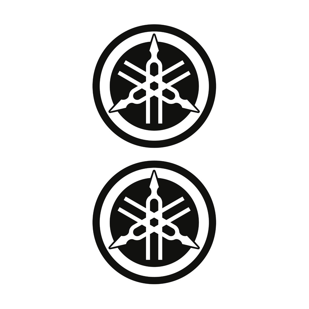 Yamaha Beyaz Koruma Takozu Damla Sticker Modeli