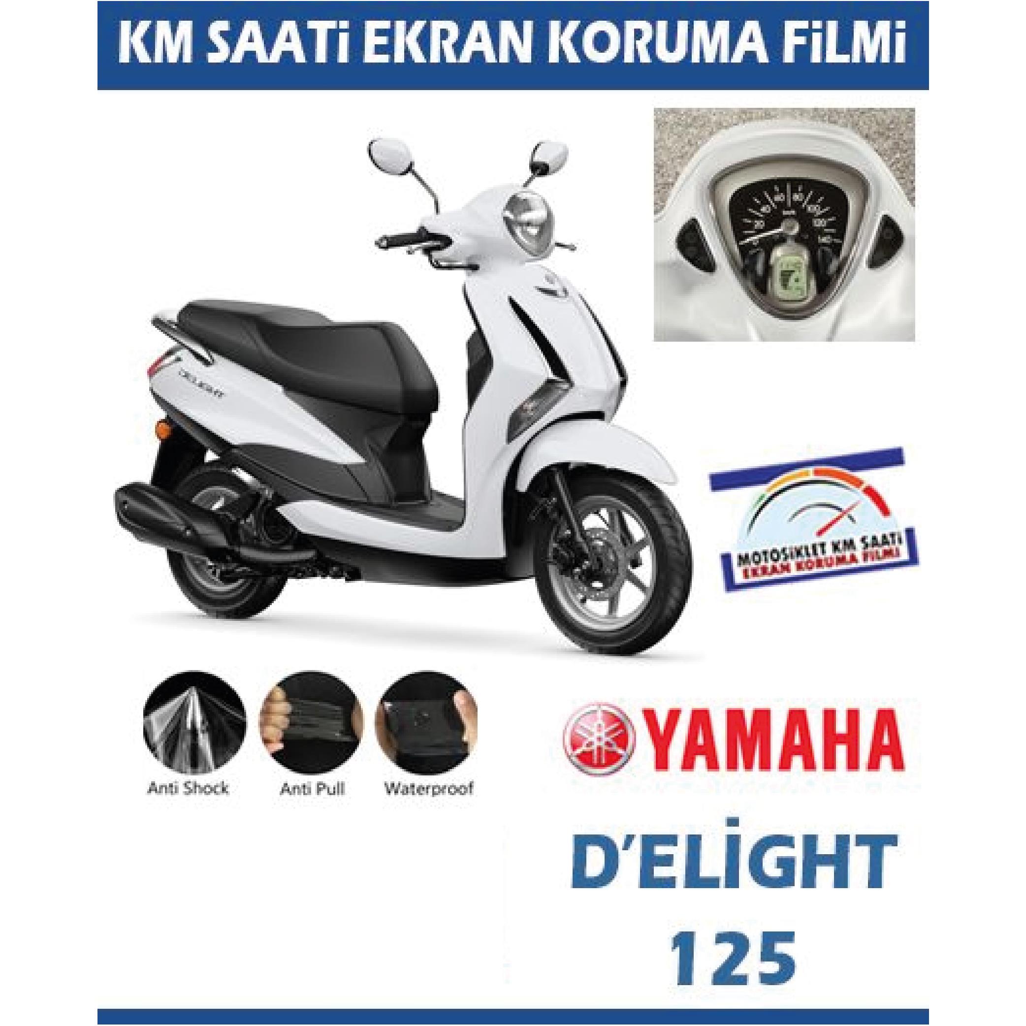 DİĞER MODELLER YAMAHAYamaha Delight 125 Yeni Kasa Motosiklet Ekran Km Koruyucu