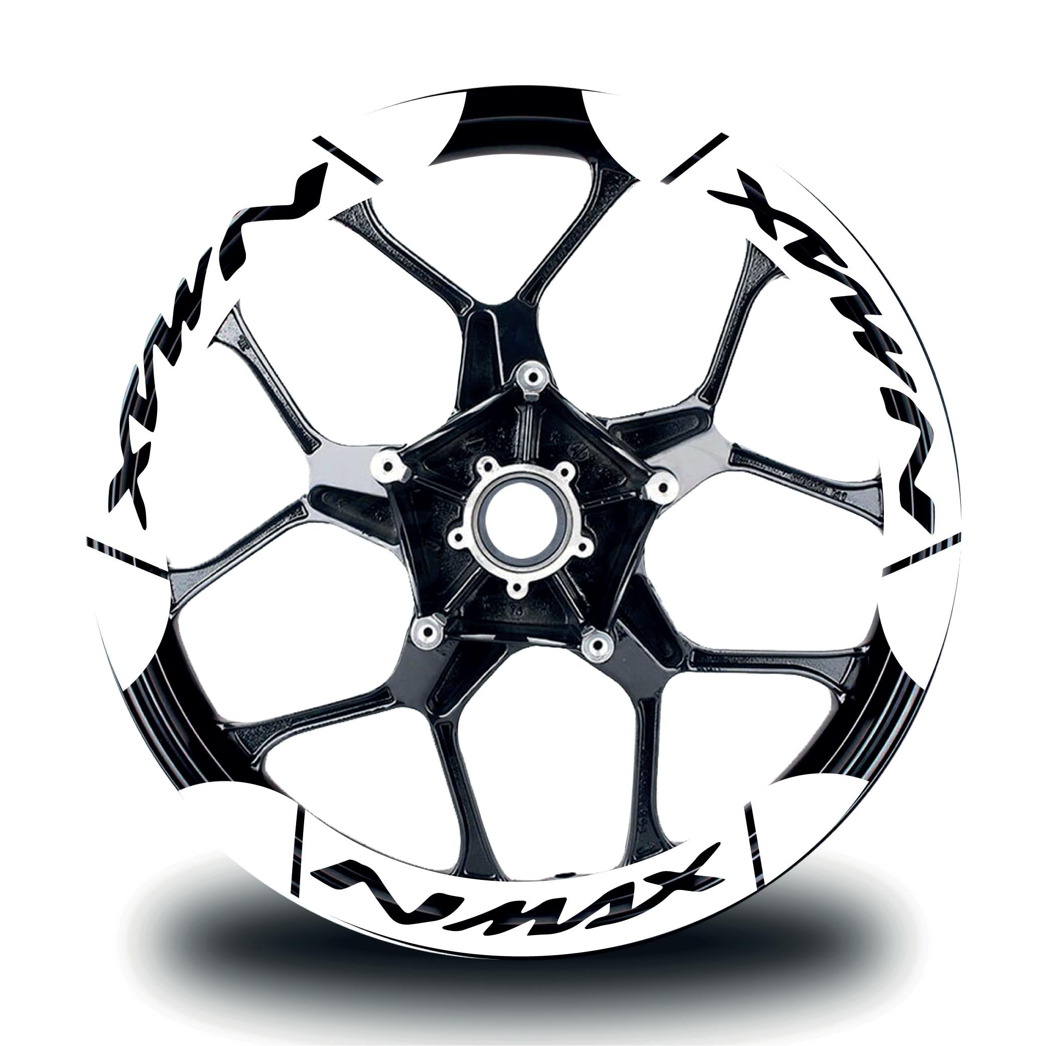 NMAX-155YAMAHA Nmax İç & Dış Jant Sticker Etiket Modeli Beyaz