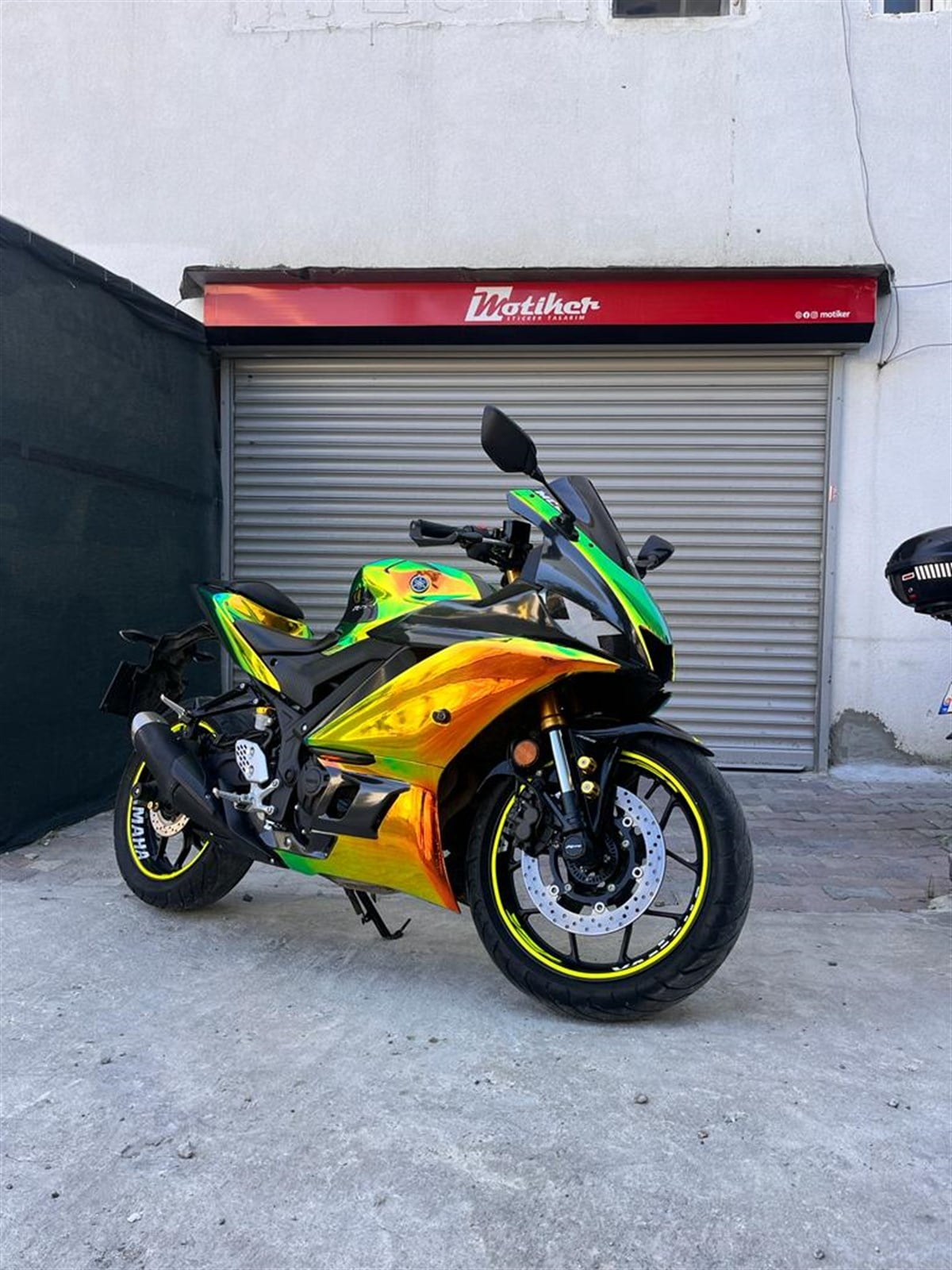 Yamaha R-25 Chrome Aynalı Kaplama