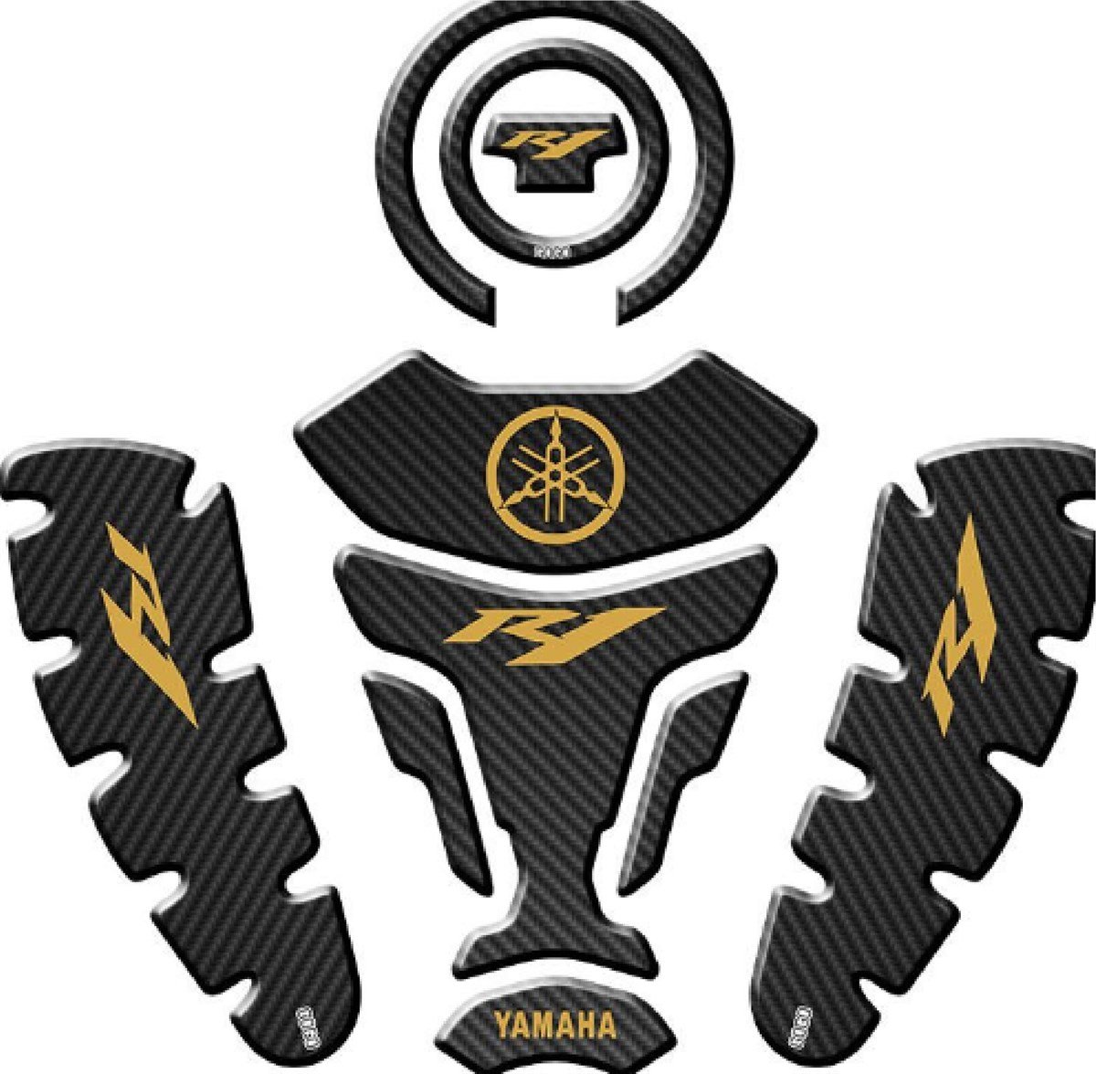 Yamaha R1 Uyumlu Tank Pad Set 001